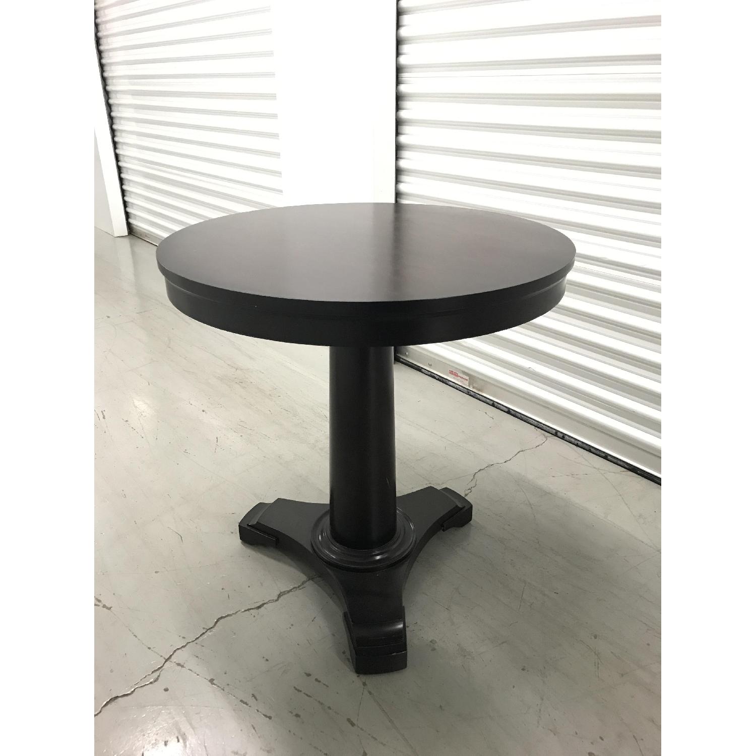 Restoration Hardware Round Pedestal Side Table AptDeco