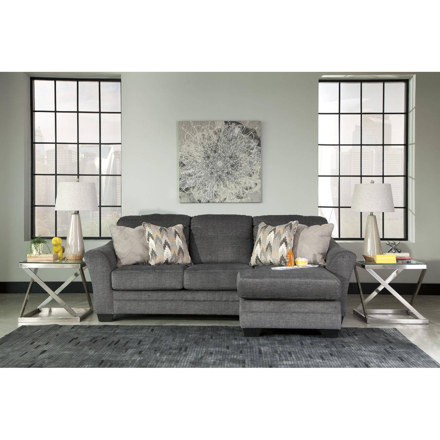 Ashley's Braxlin Sectional in Charcoal - image-2