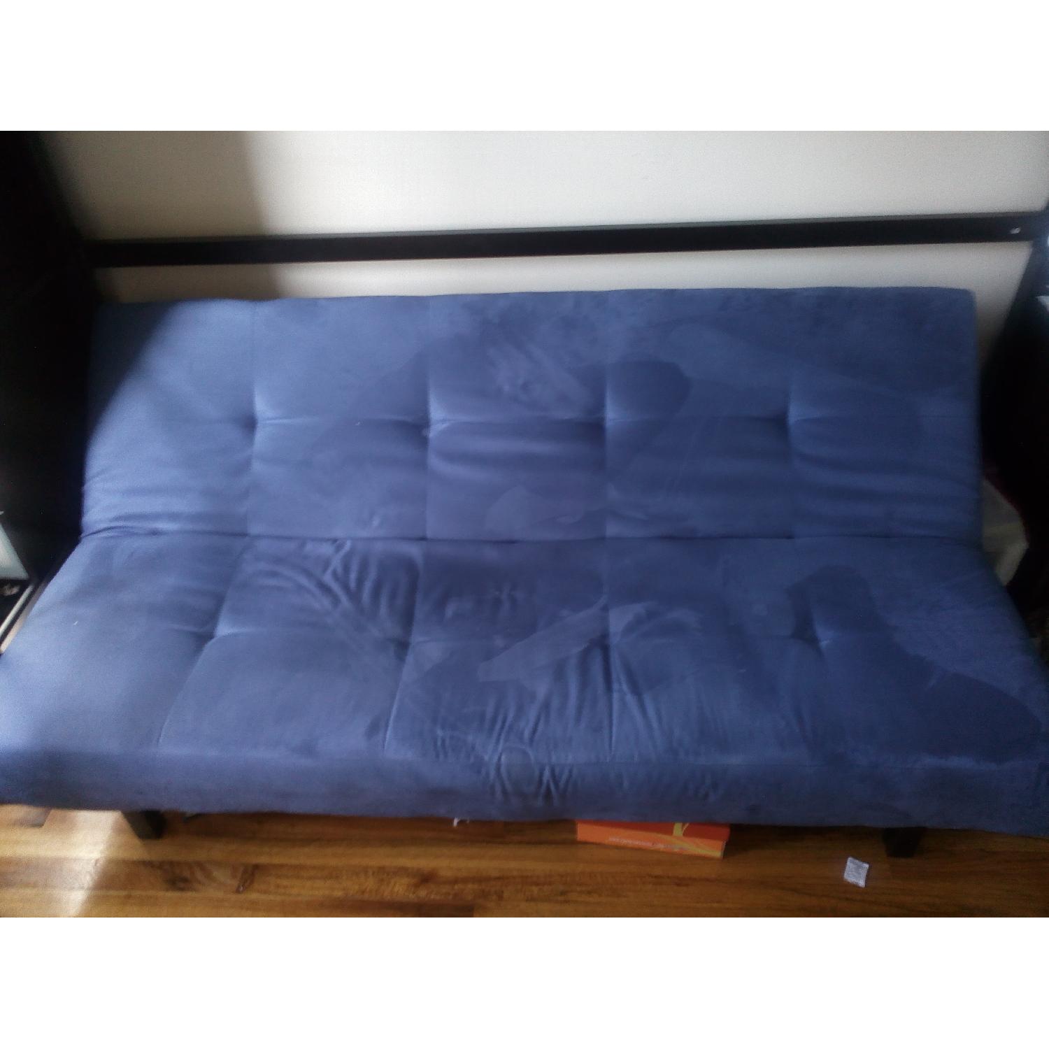 Ikea Balkarp Blue Sleeper Sofa - image-2