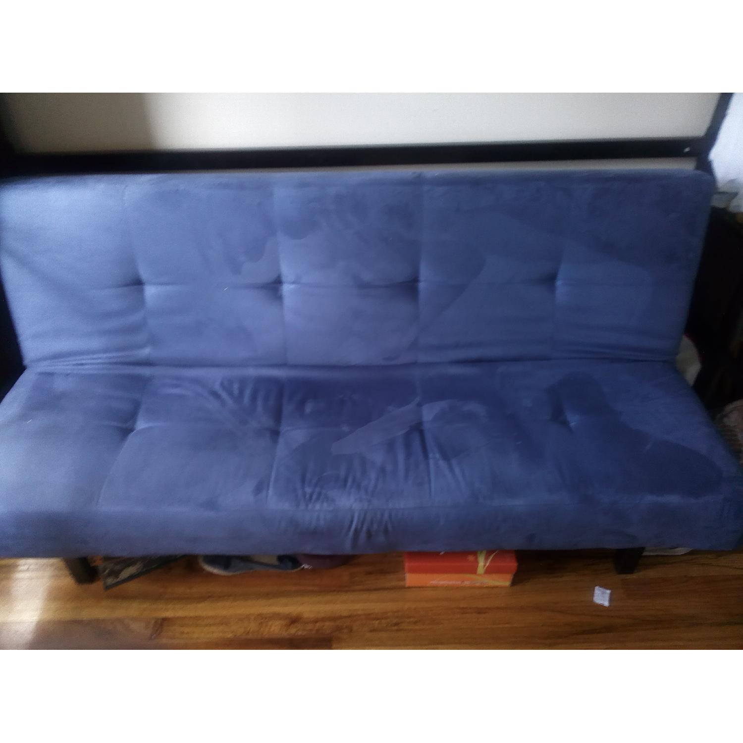 Ikea Balkarp Blue Sleeper Sofa - image-3