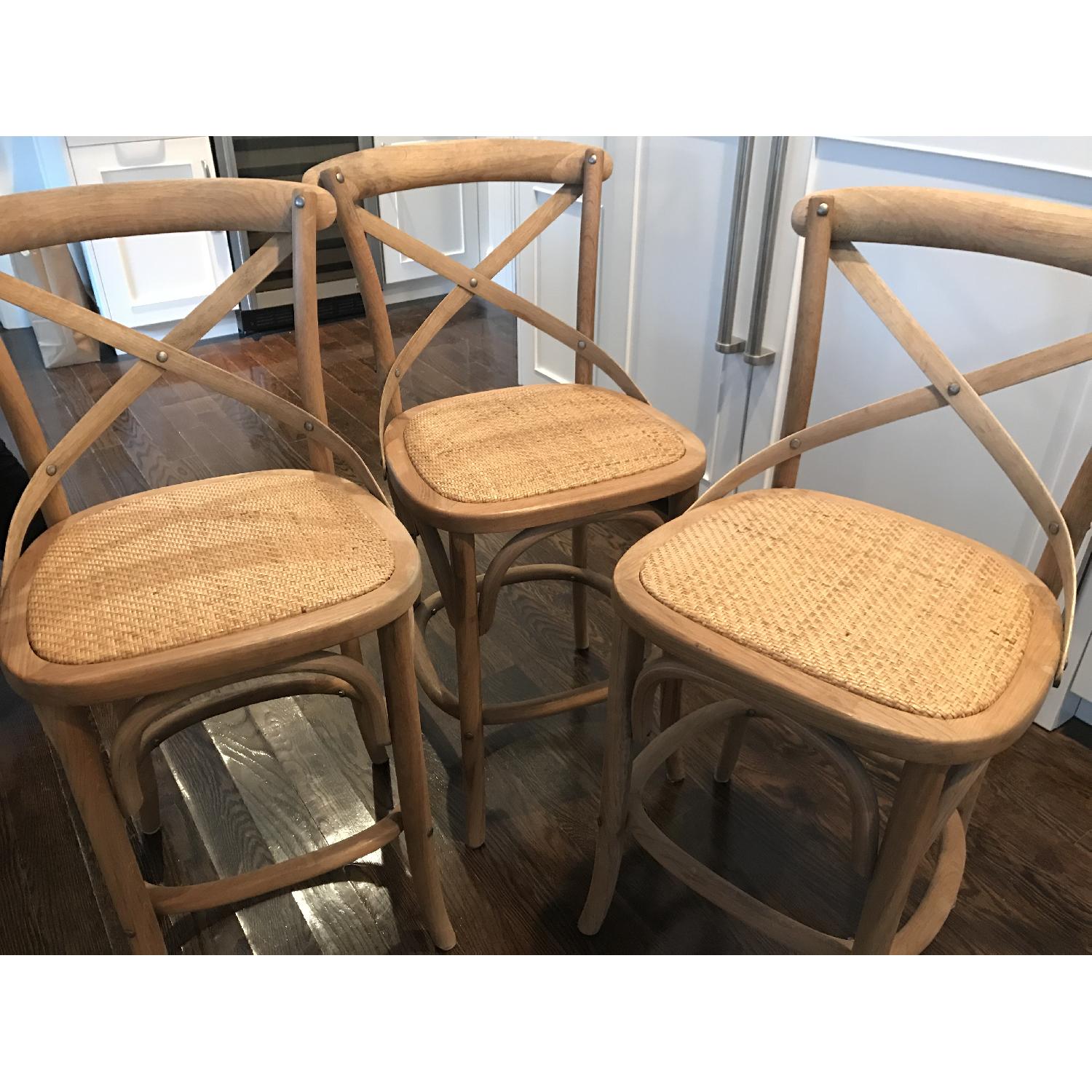 Ballard Designs Constance Bentwood Counter Height Stool - image-1