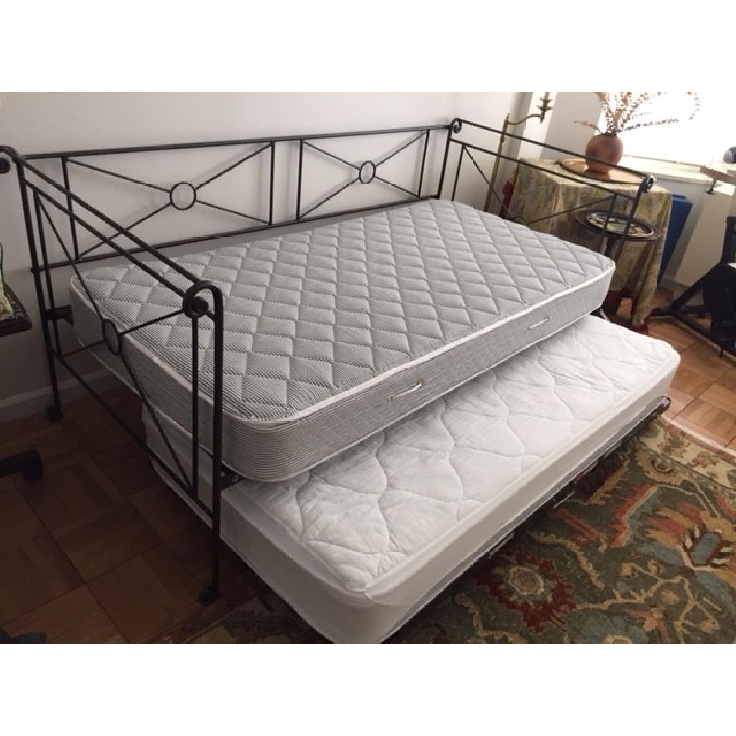 Charles P. Rogers Campaign Trundle Bed - image-4