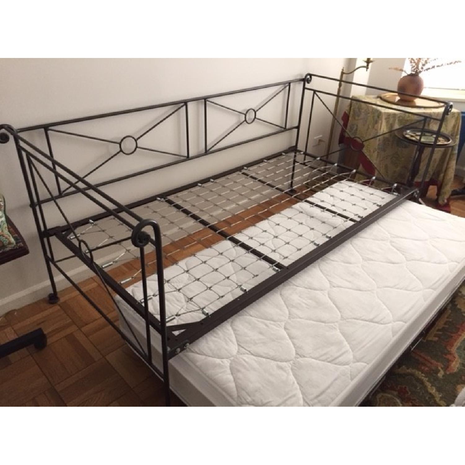 Charles P. Rogers Campaign Trundle Bed - image-5