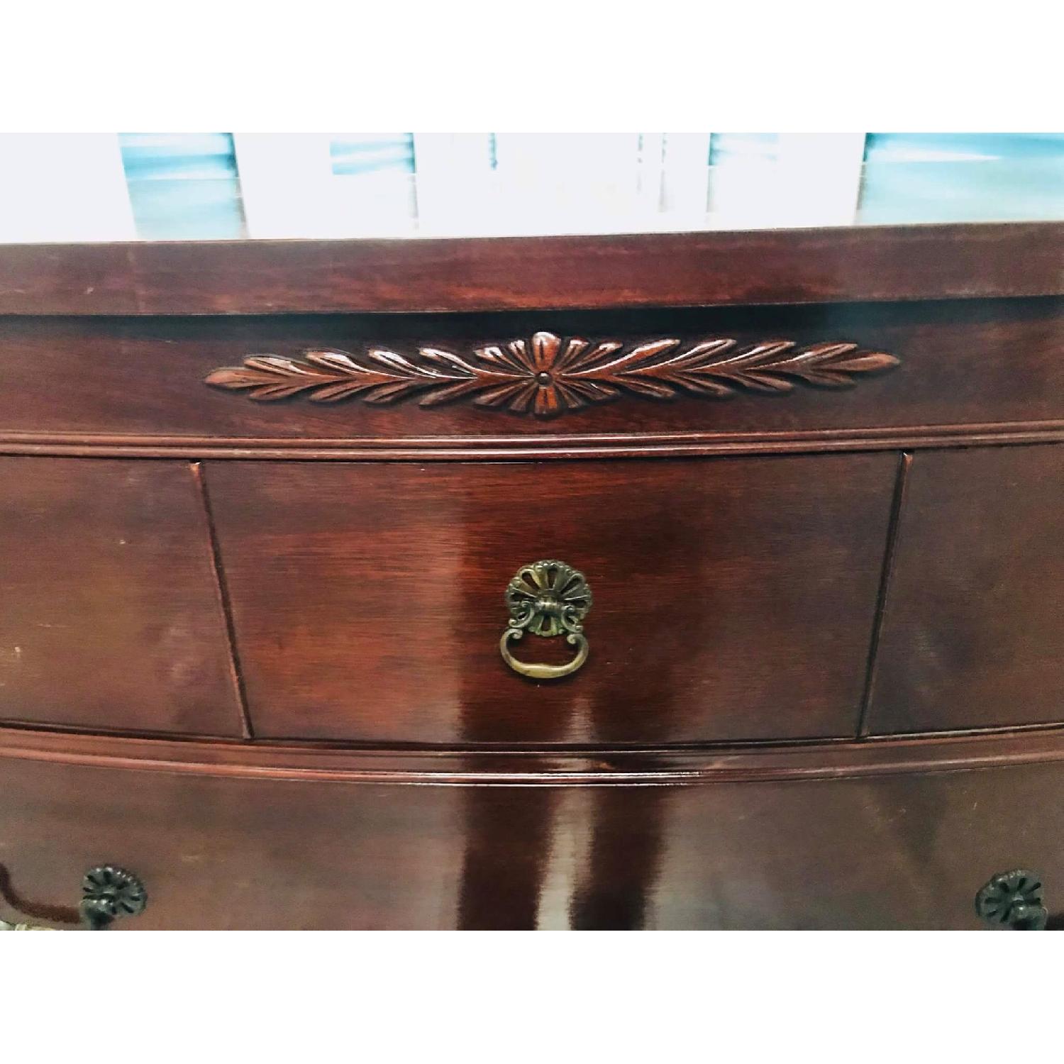 Antique 1930s Huntley Furniture Mahogany Dresser AptDeco