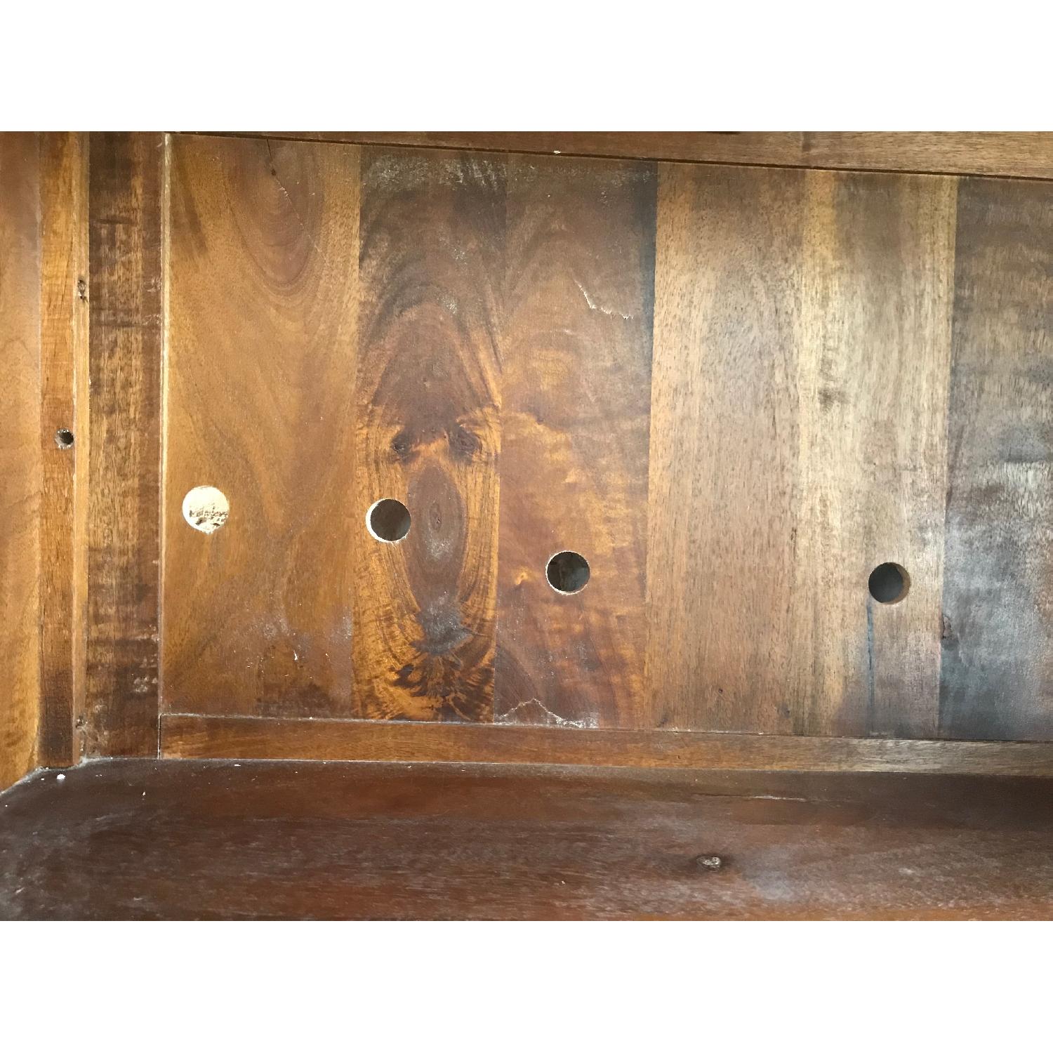 Crate & Barrel Basque Honey Buffet w/ Hutch Top - image-5