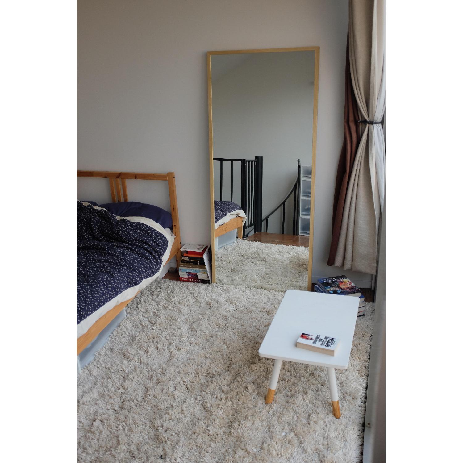 Ikea Stave Large Oak Wall Mirror AptDeco