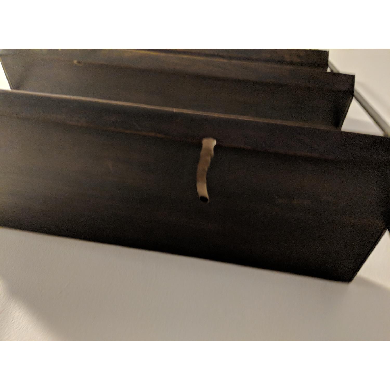 A&G Merch Industrial Vintage Style Cascading Bookshelf - image-5