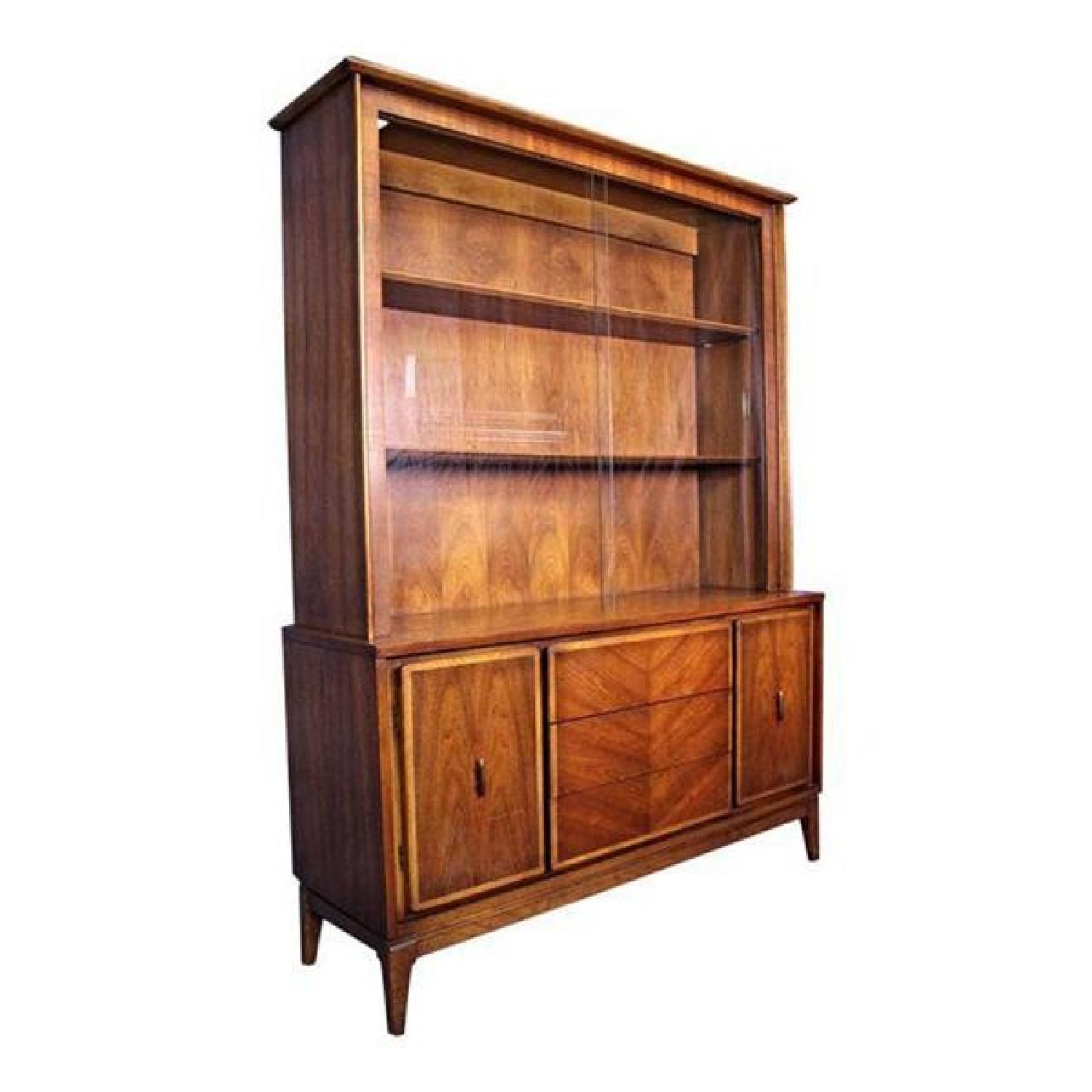 American Mid Century Modern Walnut China AptDeco