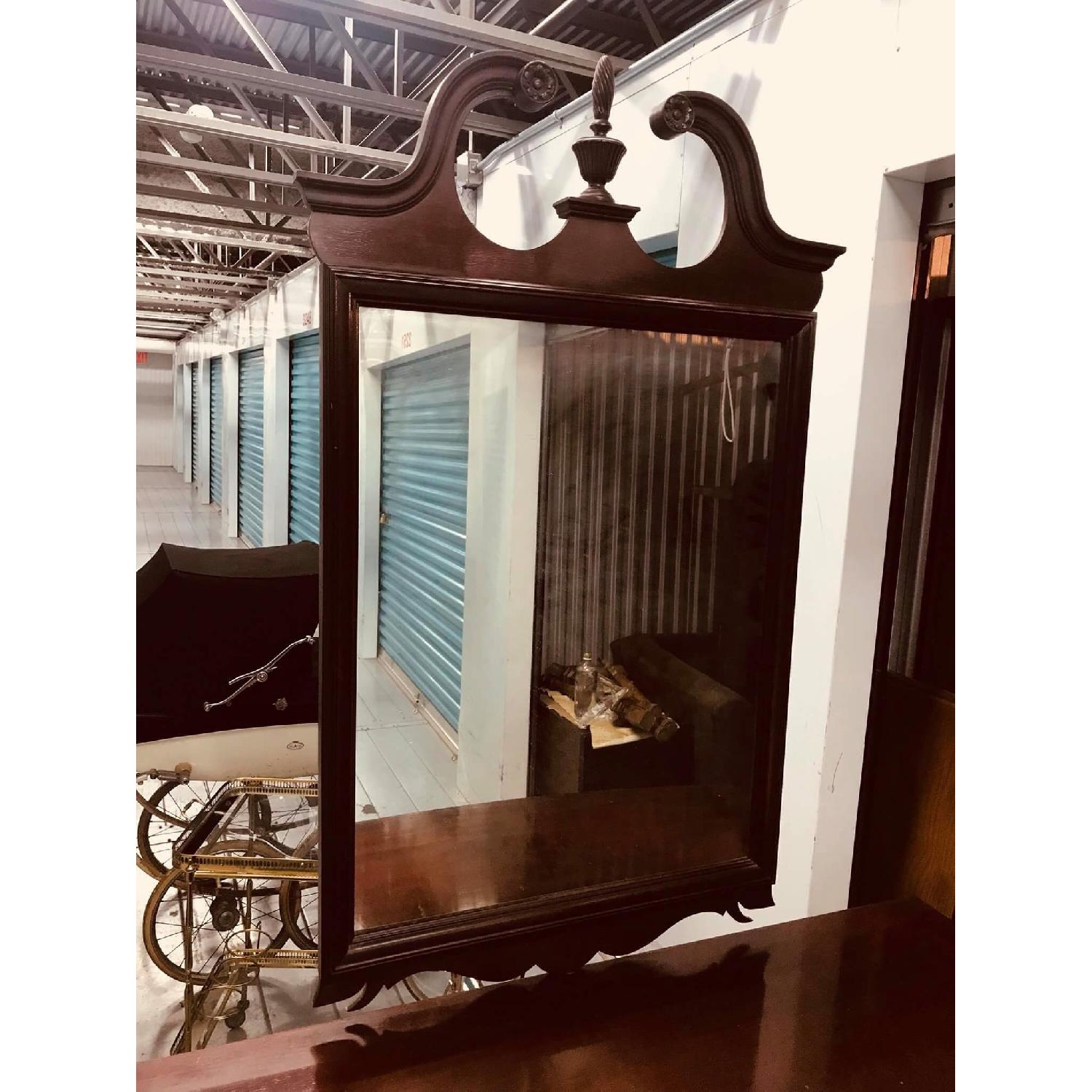 Antique 1930s Huntley Furniture Mahogany Dresser w/ Mirror - image-2