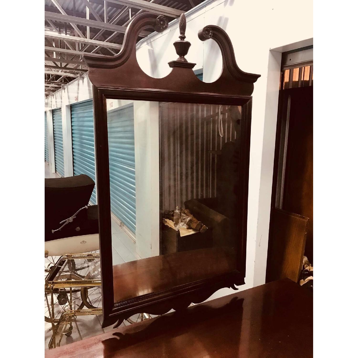 Antique 1930s Huntley Furniture Mahogany Dresser w/ Mirror - image-4