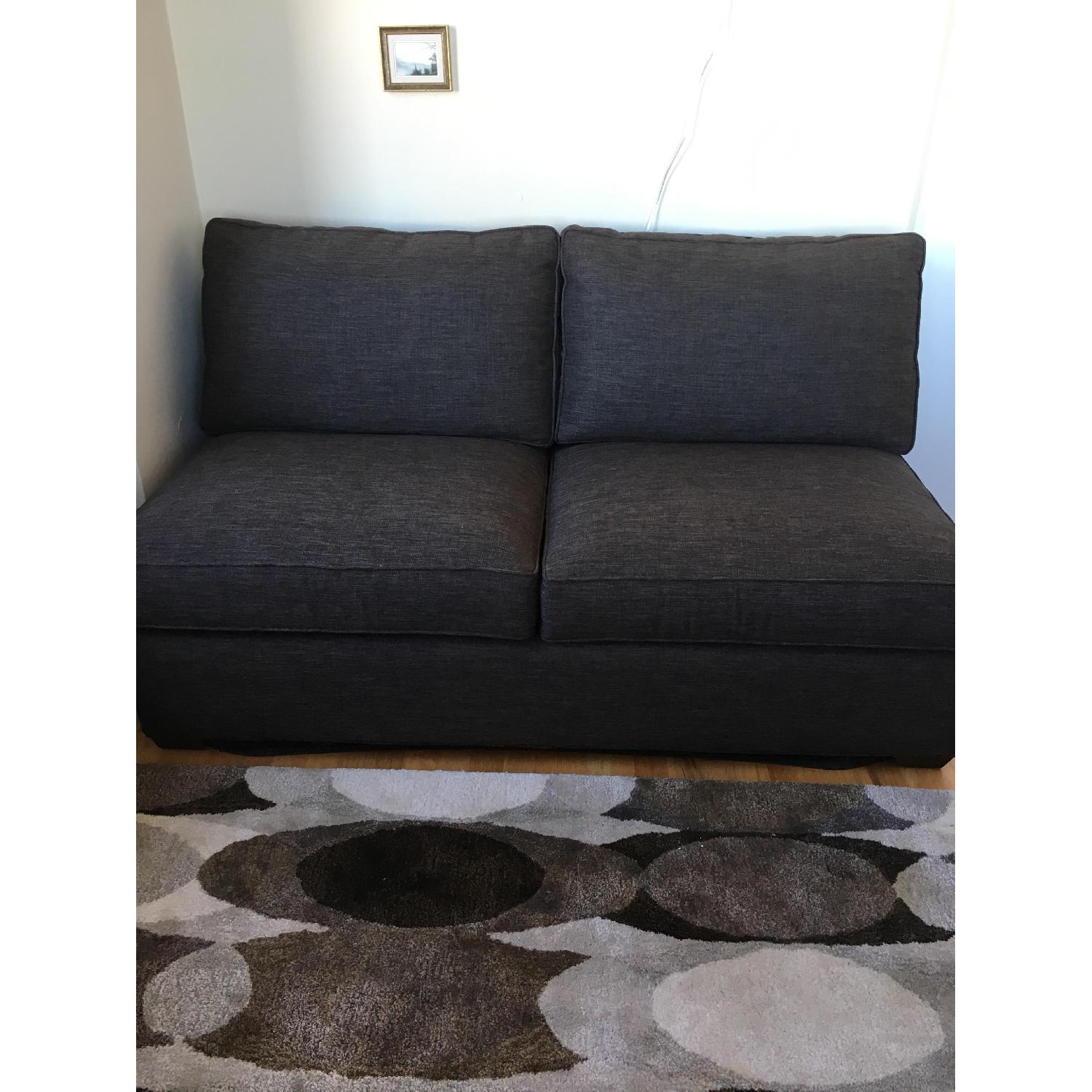 Crate & Barrel Davis Armless Full Sleeper Sofa - image-2
