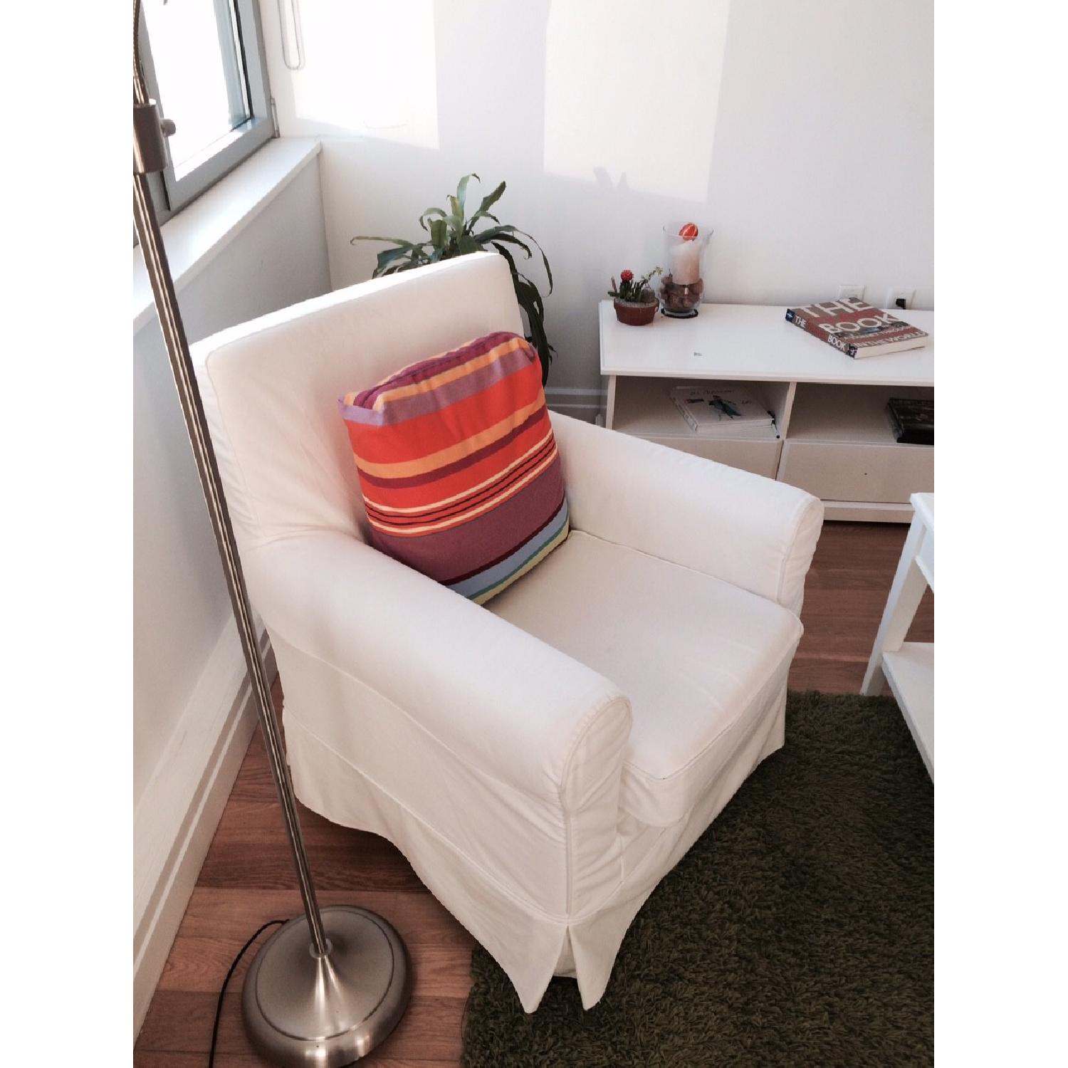 Ikea Ektorp Armchair in Stensa White - image-4
