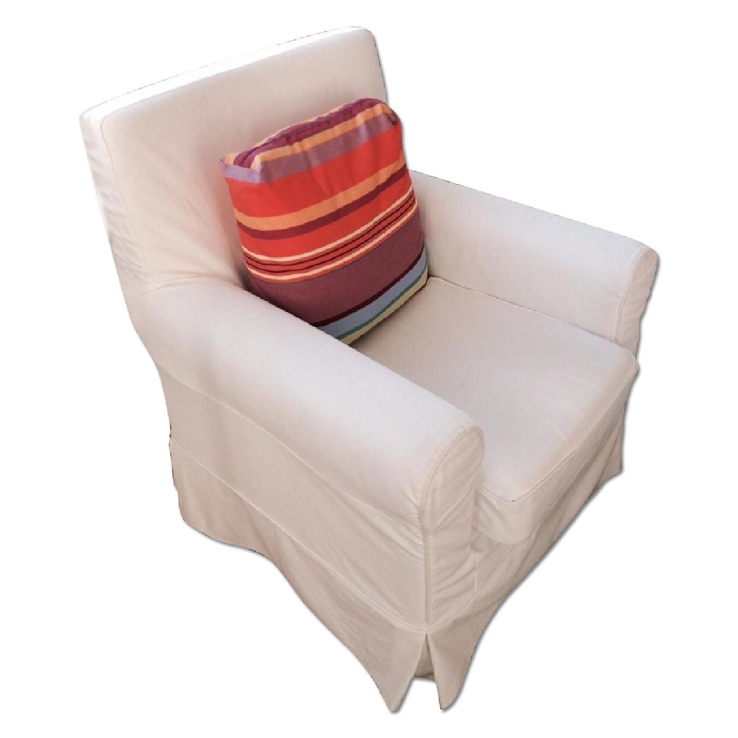 Ikea Ektorp Armchair in Stensa White - image-0