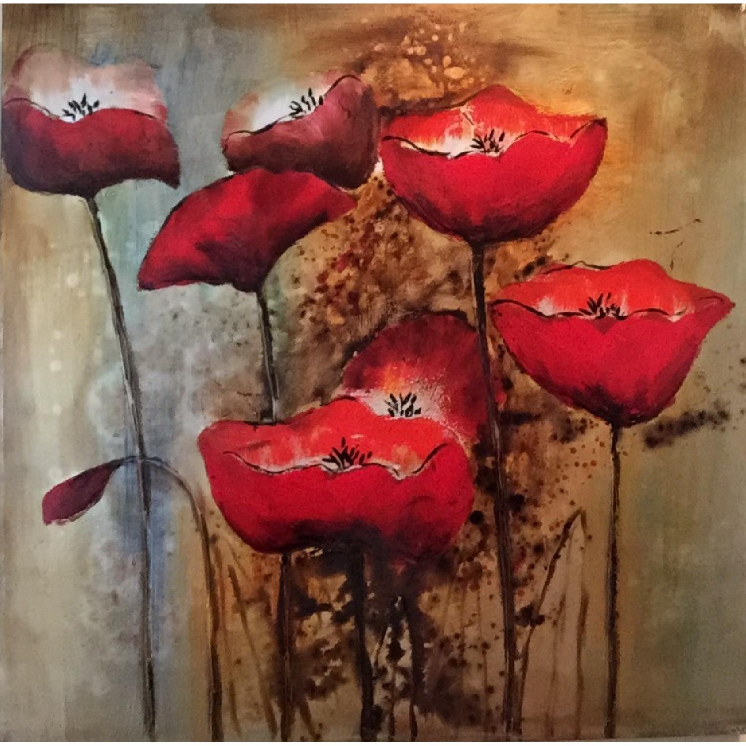 Pier 1 Blooming Flower Wall Art AptDeco