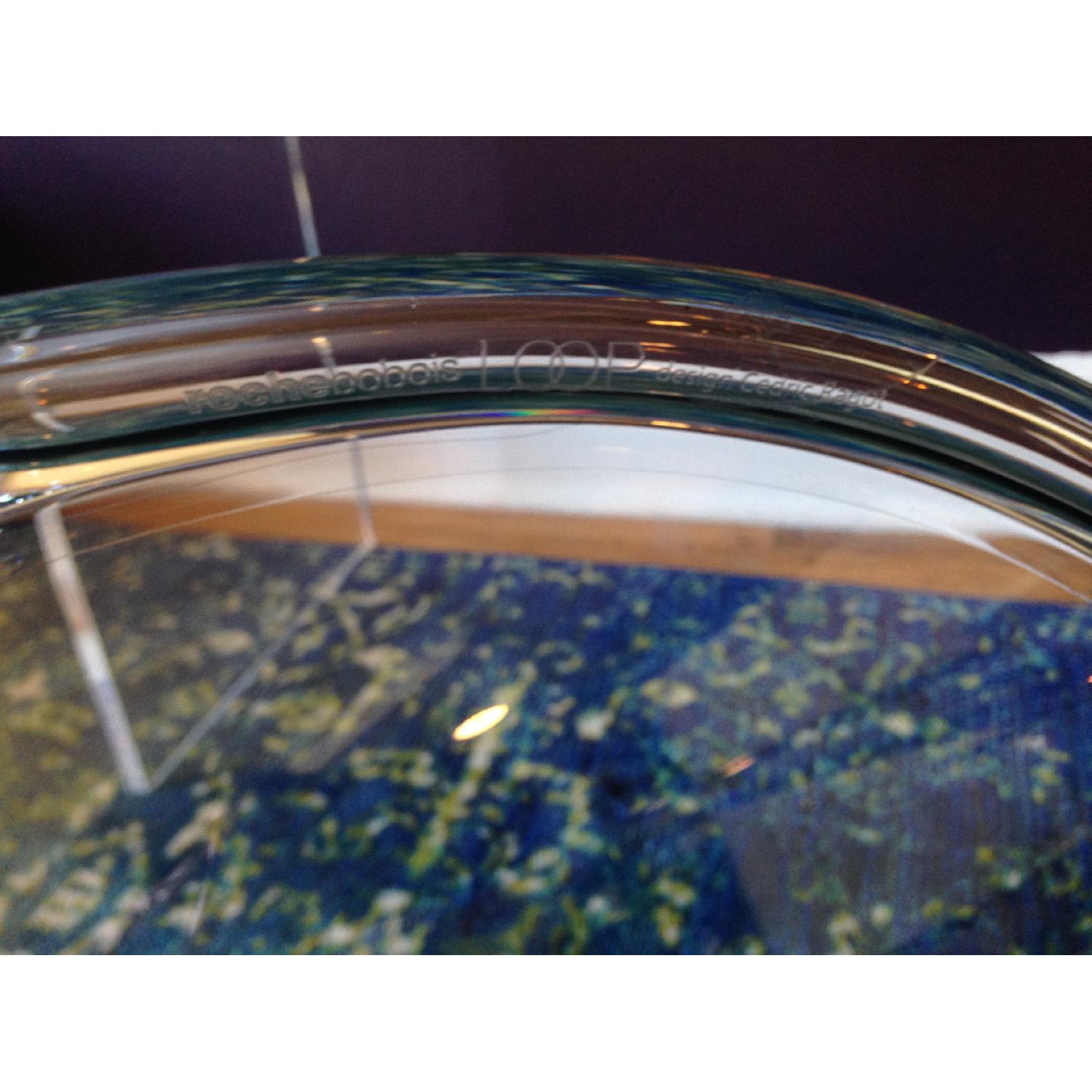 Roche Bobois Clear Loop Chair w/ Chrome Caps - image-4