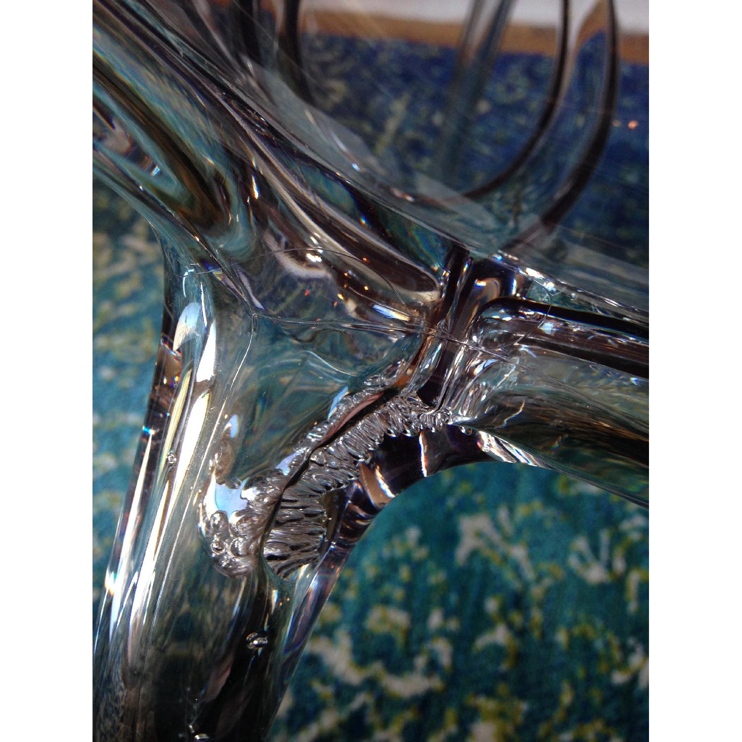 Roche Bobois Clear Loop Chair w/ Chrome Caps - image-6