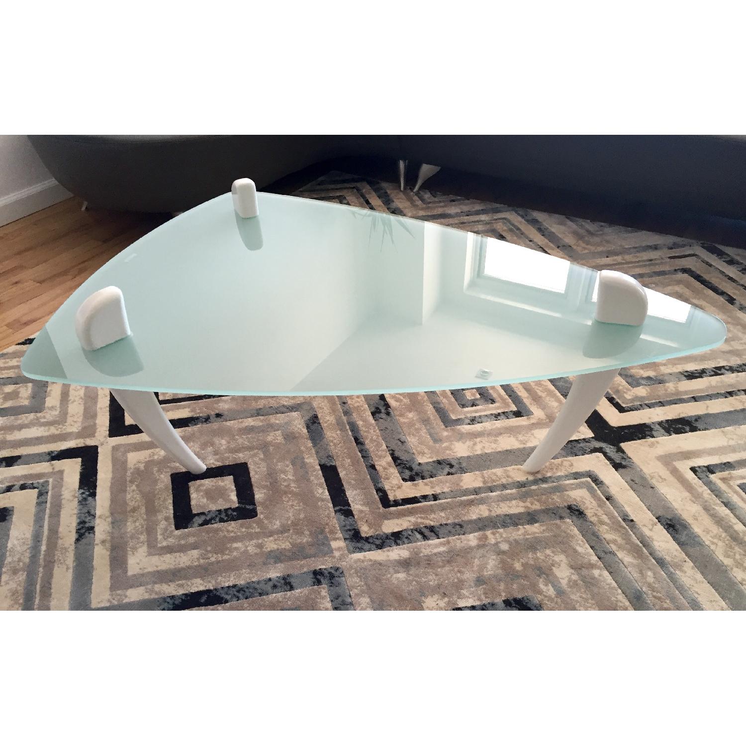 Frosted Tempered Glass Coffee Table - image-3