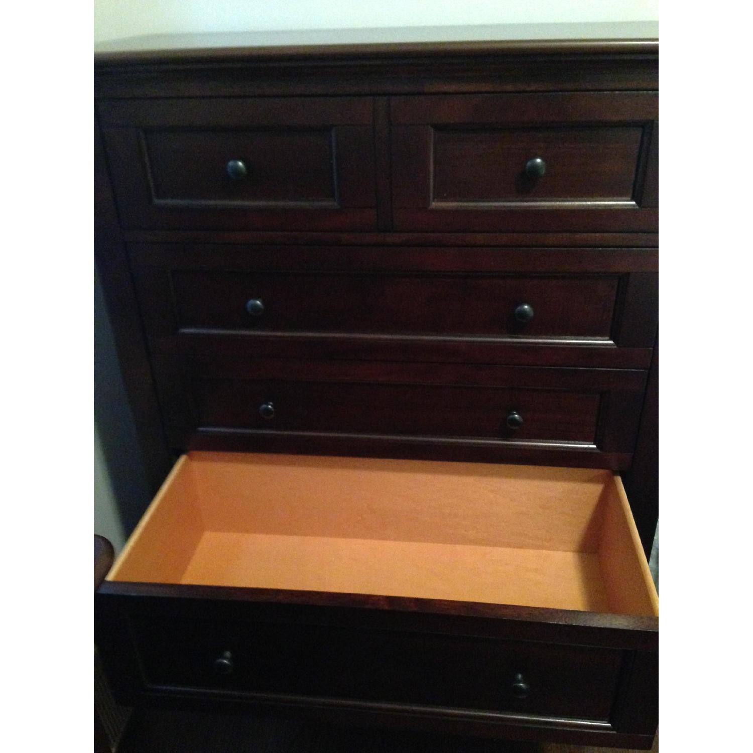 Raymour & Flanigan 5 Drawer Tall Dresser AptDeco