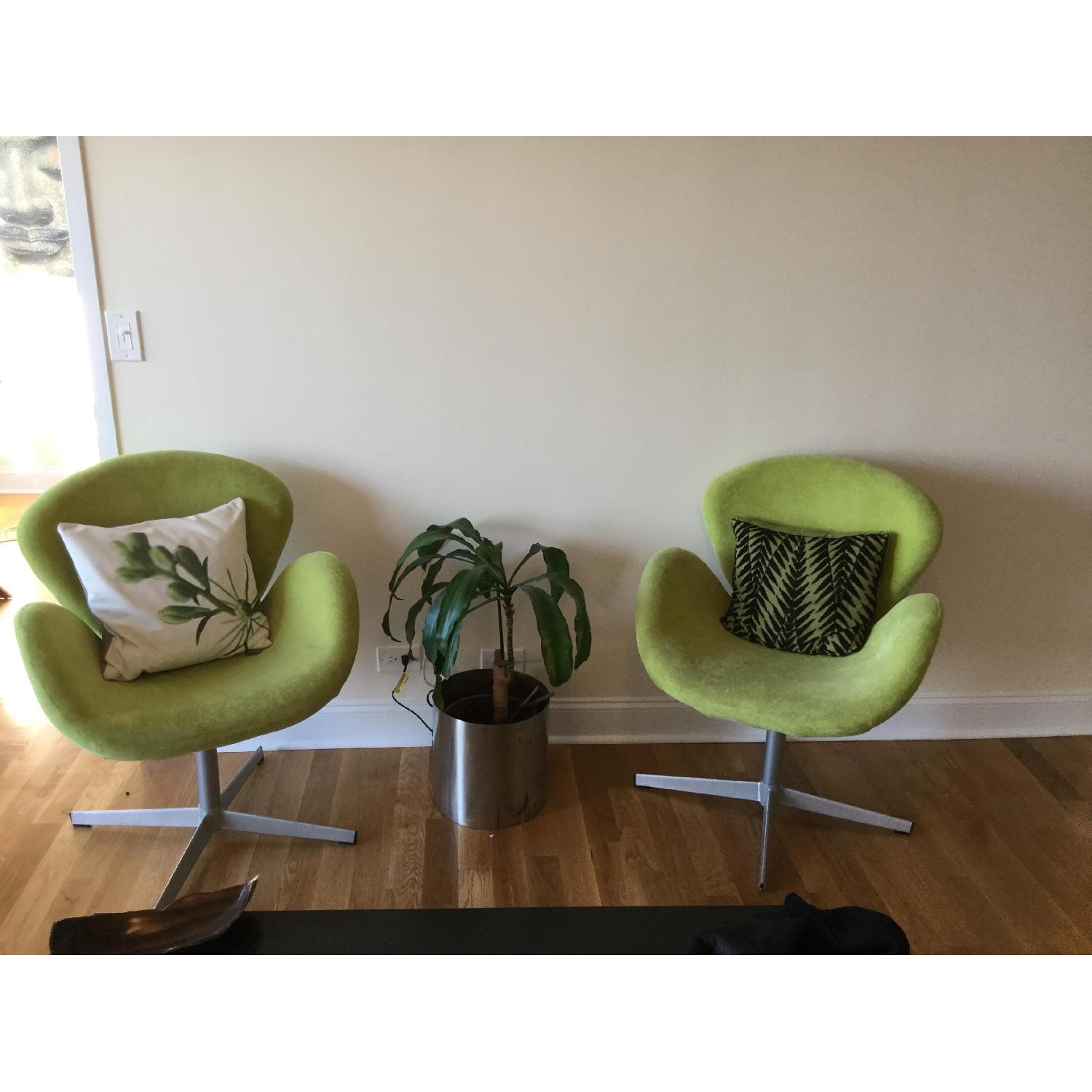 Mid Century Lounge Chairs - Pair - image-1
