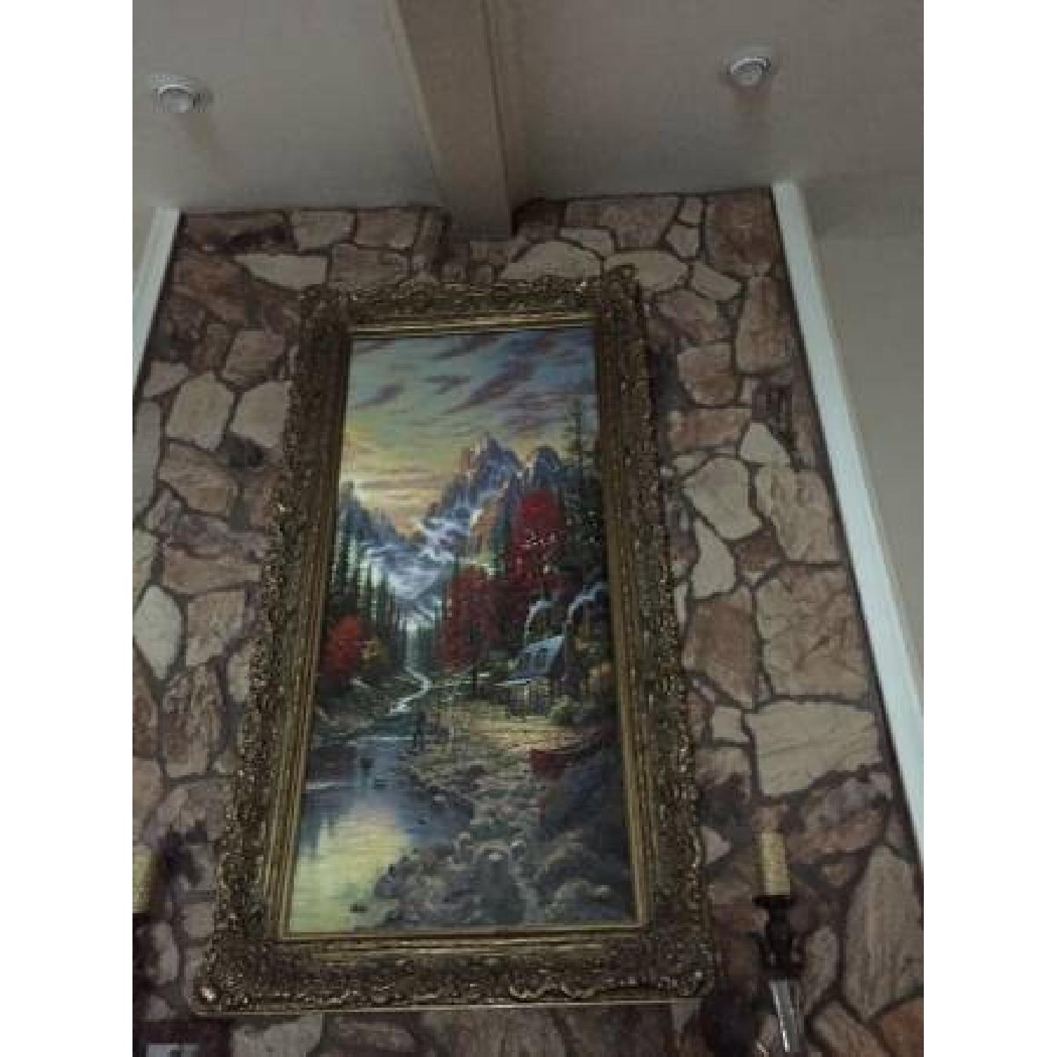Oil Painting in Gold Frame - image-1