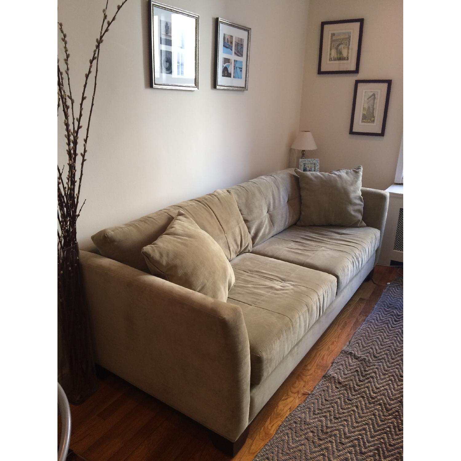 Macy's Elliot Fabric Microfiber Sofa - image-1