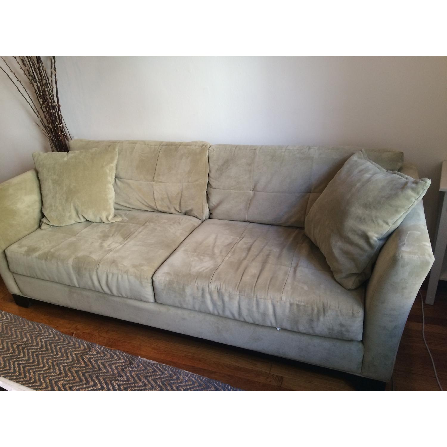Macy's Elliot Fabric Microfiber Sofa - image-2