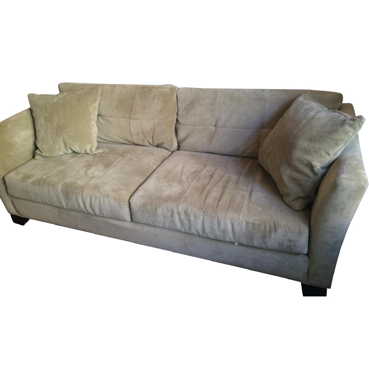 Macy's Elliot Fabric Microfiber Sofa - image-0