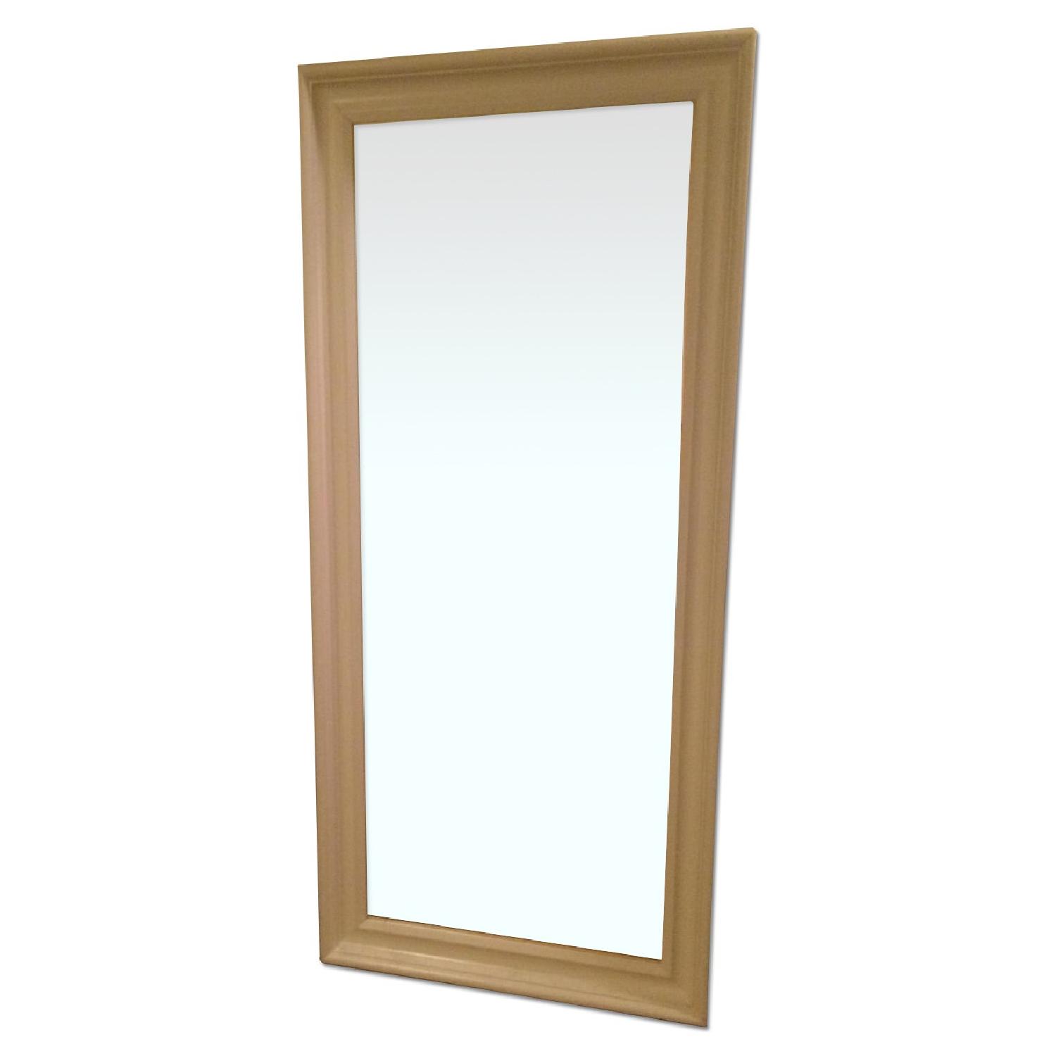 Ikea White Floor Length Mirror - image-0