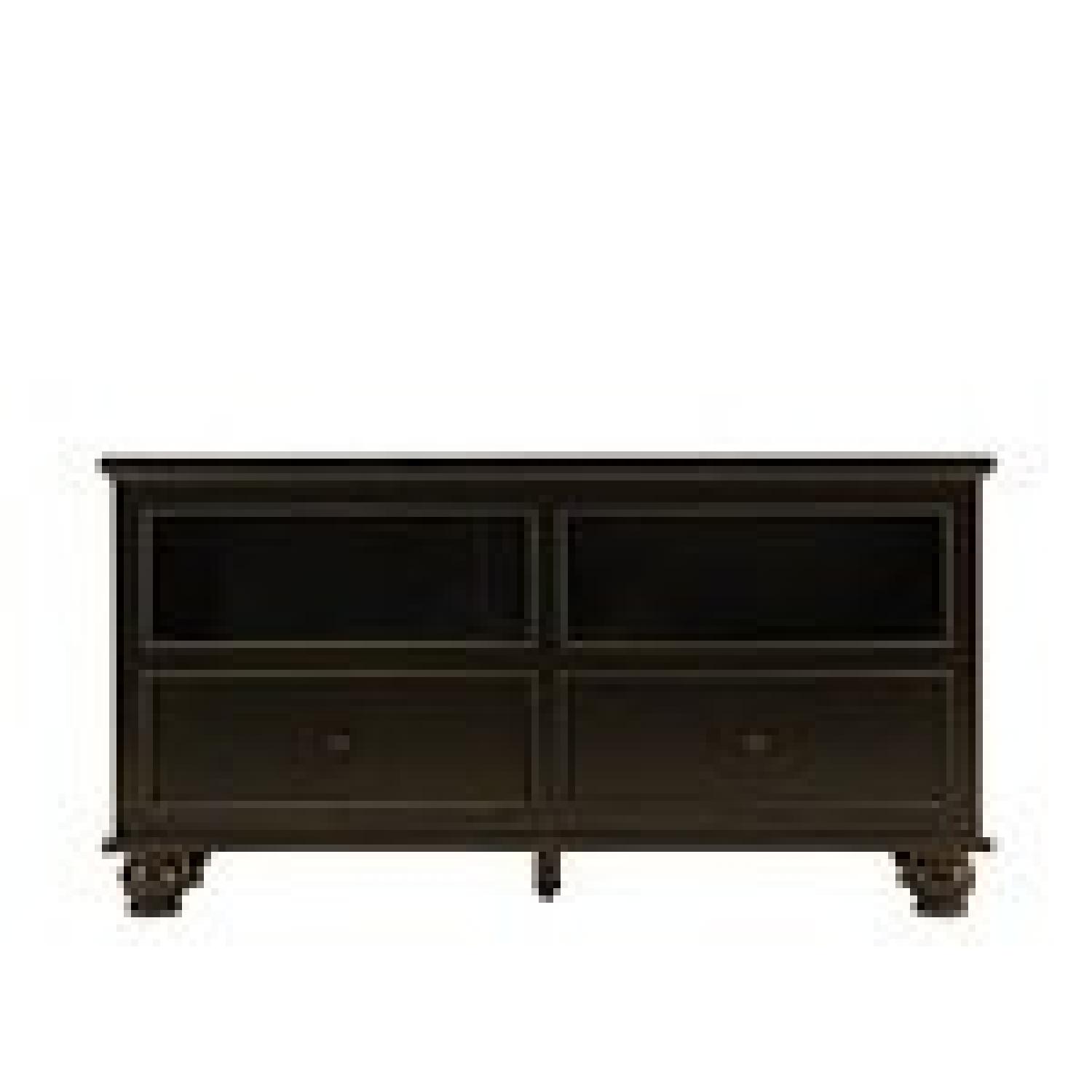Raymour & Flanigan Hampton Bay Black Media Console - image-4