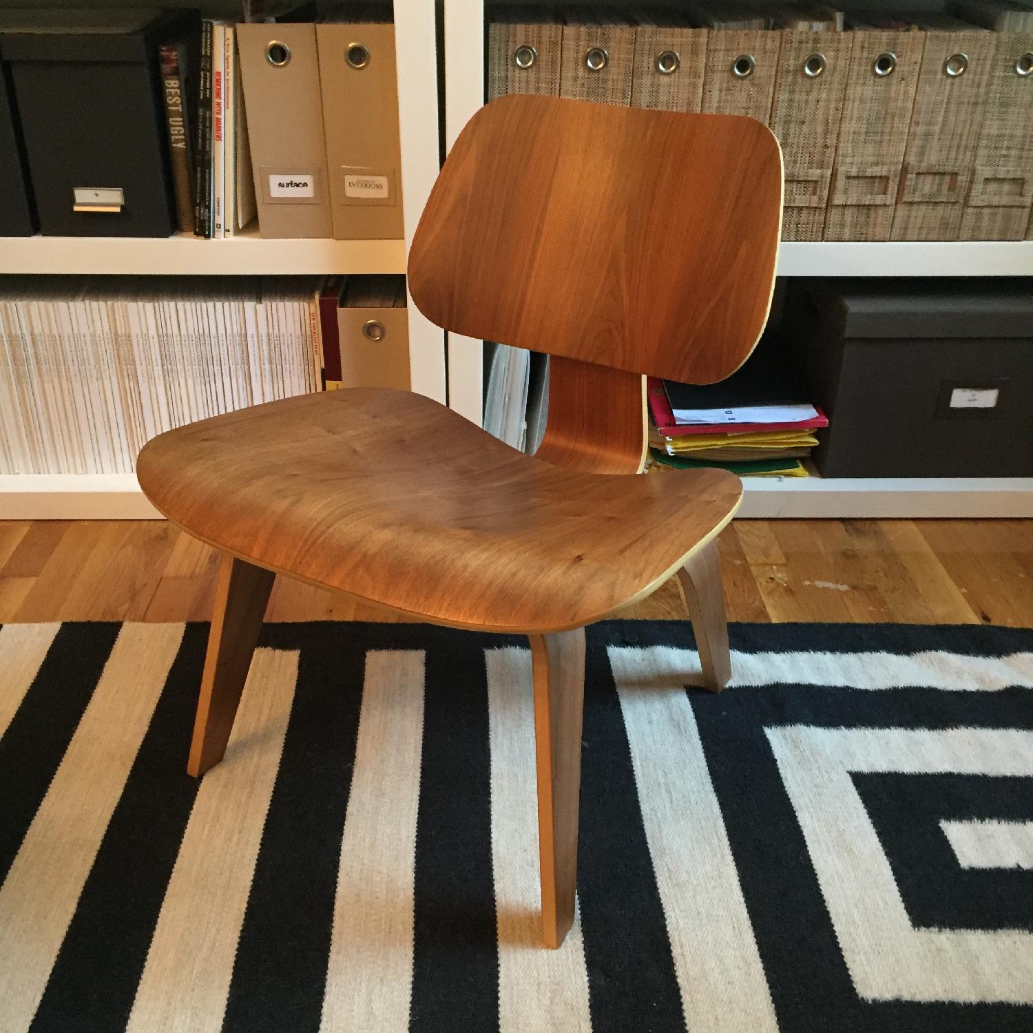 Eames Molded Walnut Plywood Lounge Chair AptDeco
