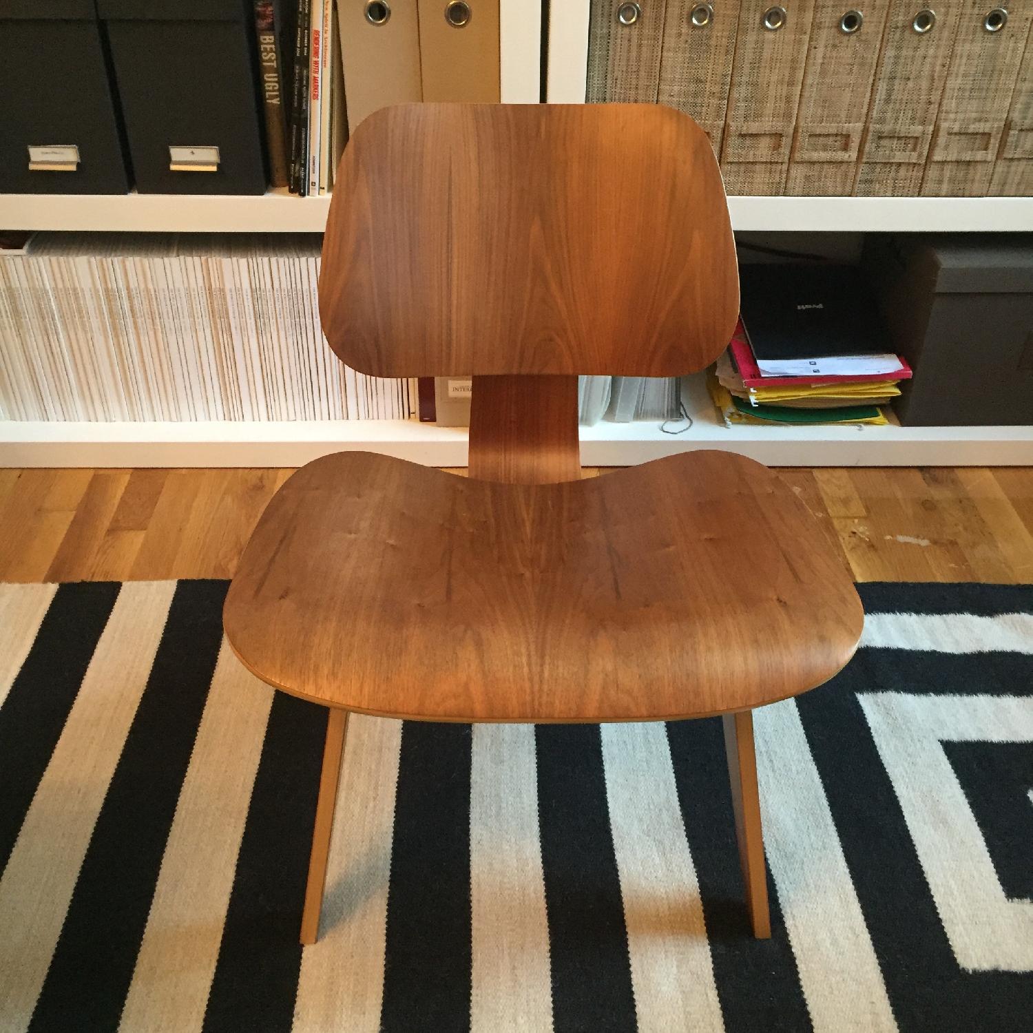 Eames Molded Walnut Plywood Lounge Chair - image-2