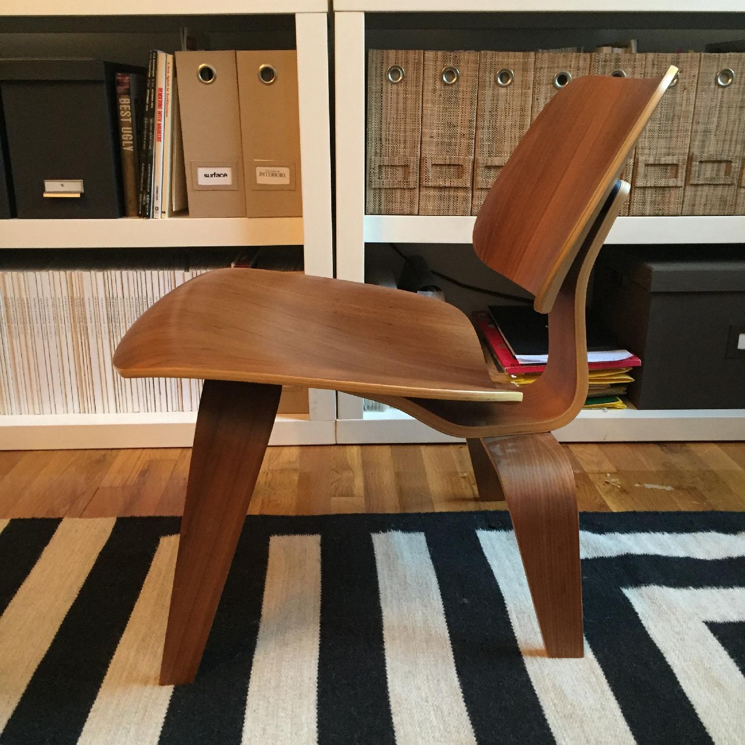 Eames Molded Walnut Plywood Lounge Chair - image-3
