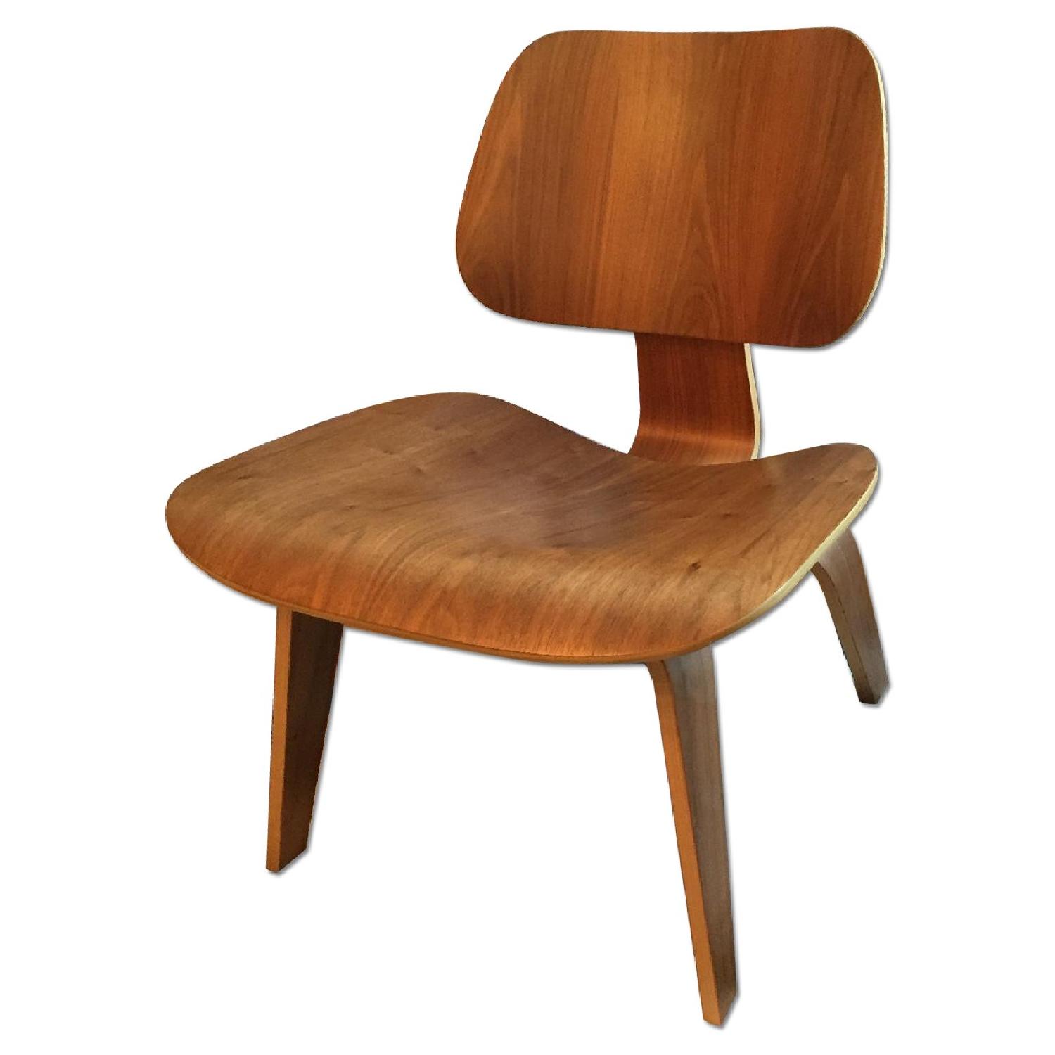 Eames Molded Walnut Plywood Lounge Chair AptDeco