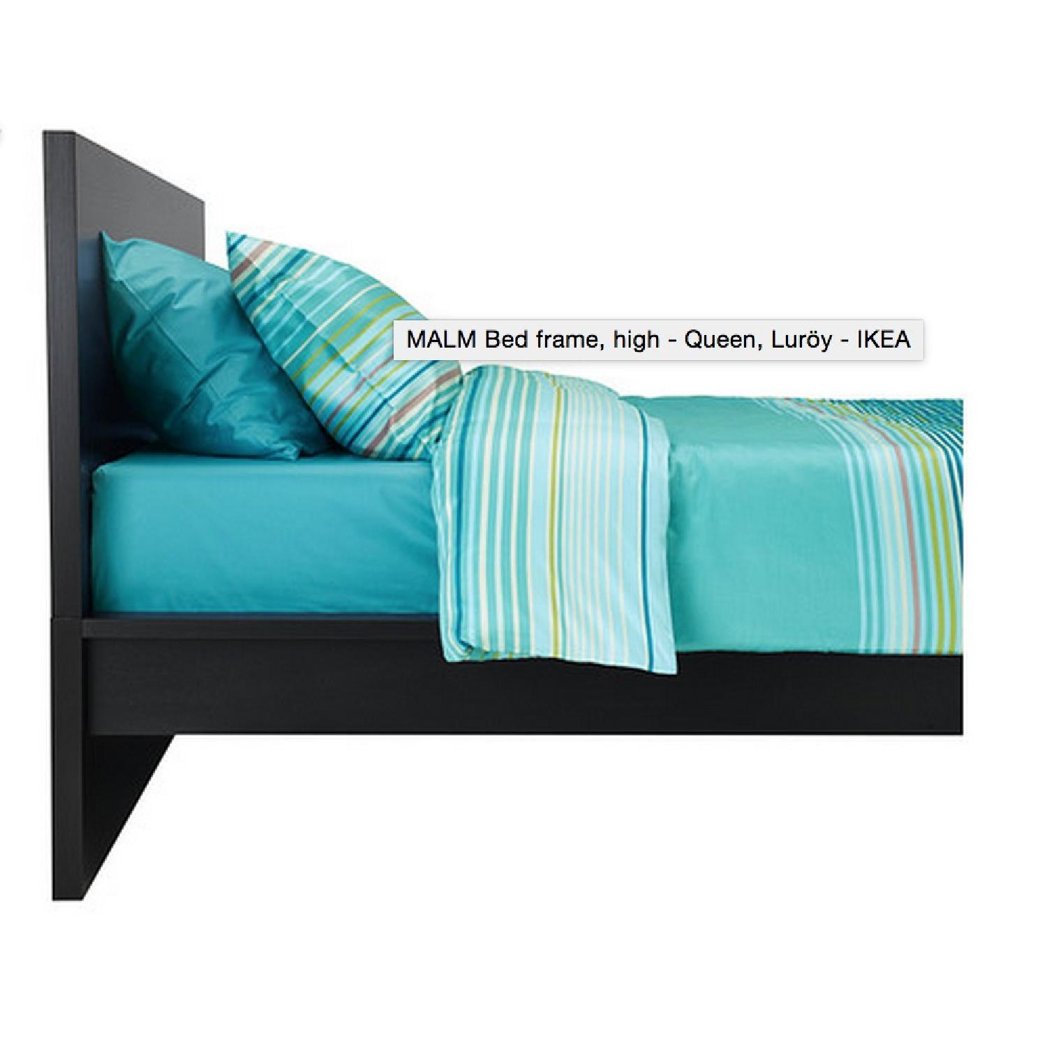 Ikea Queen Size Bed Frame w/ Slatted Base - image-1