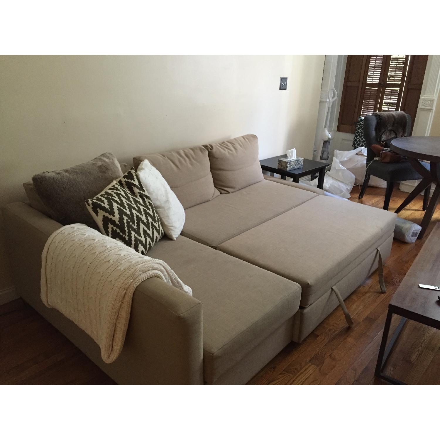 Ikea Sofa Bed w/ Chaise - image-5