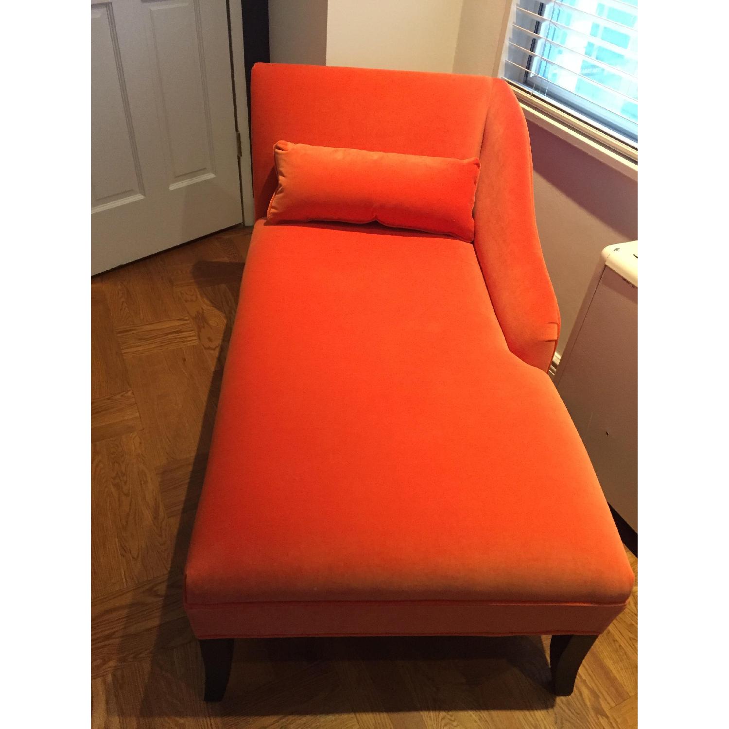 Mitchell Gold + Bob Williams Orange Emma Chaise Lounge - image-1