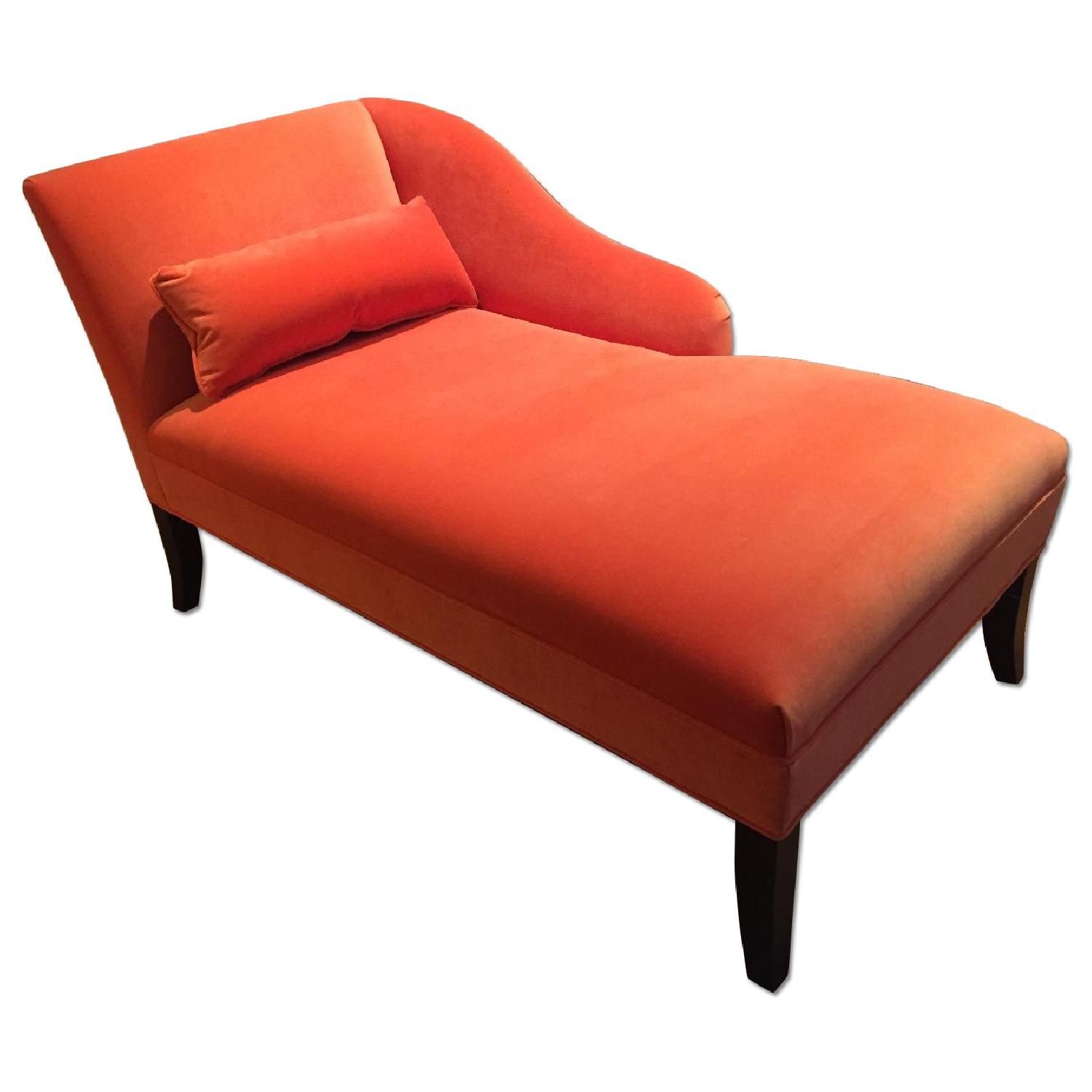 Mitchell Gold + Bob Williams Orange Emma Chaise Lounge - image-0