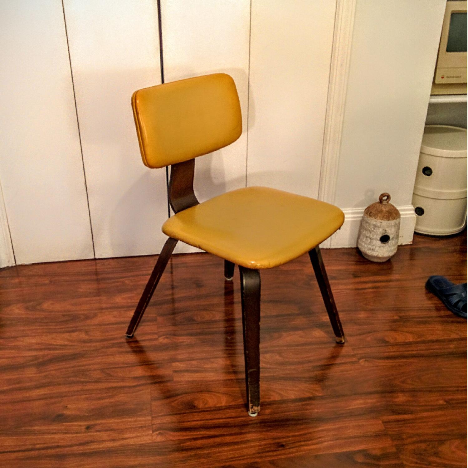 Vintage Mid-Century Modern Vinyl Chair - image-4