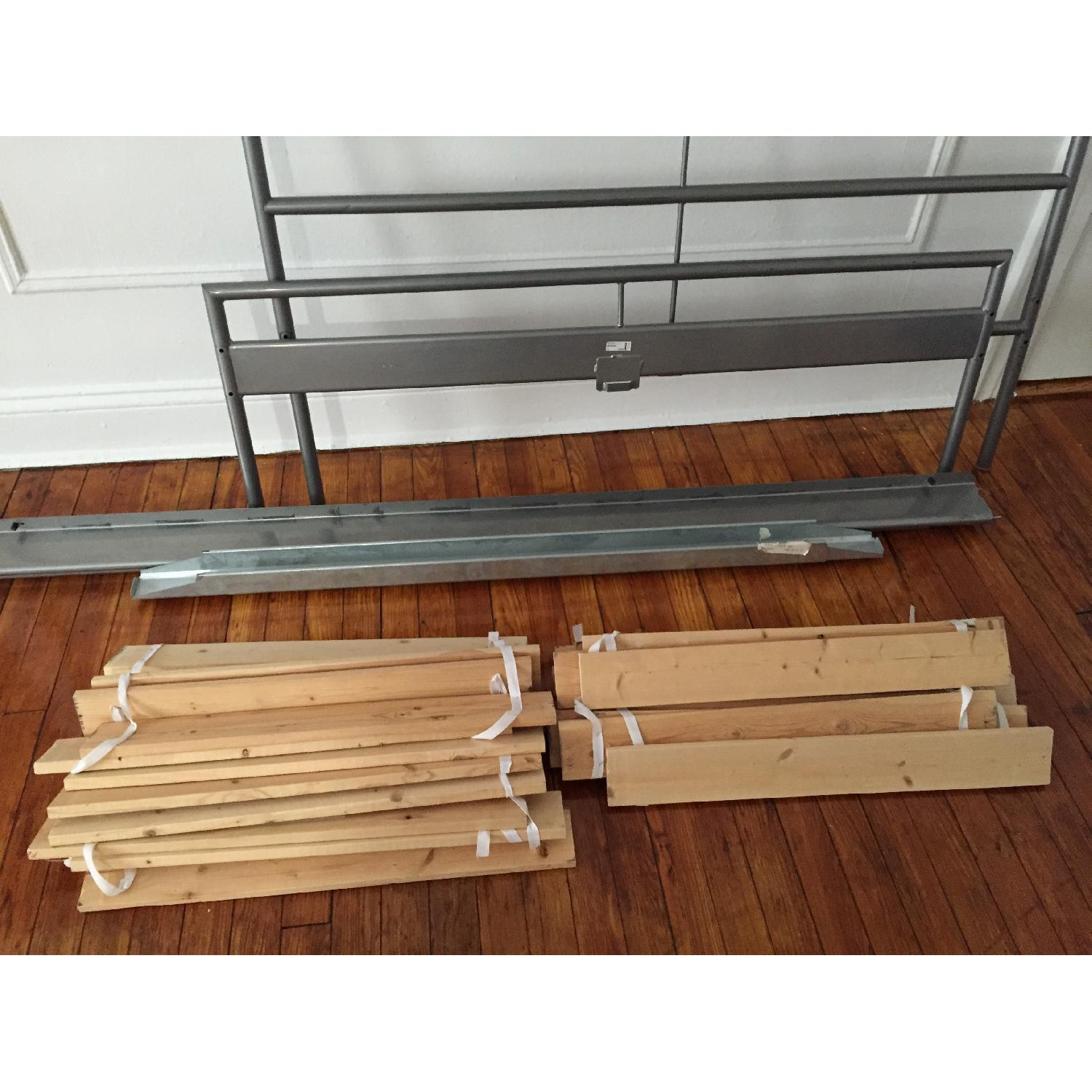 Ikea Metal Queen Bed Frame - image-3