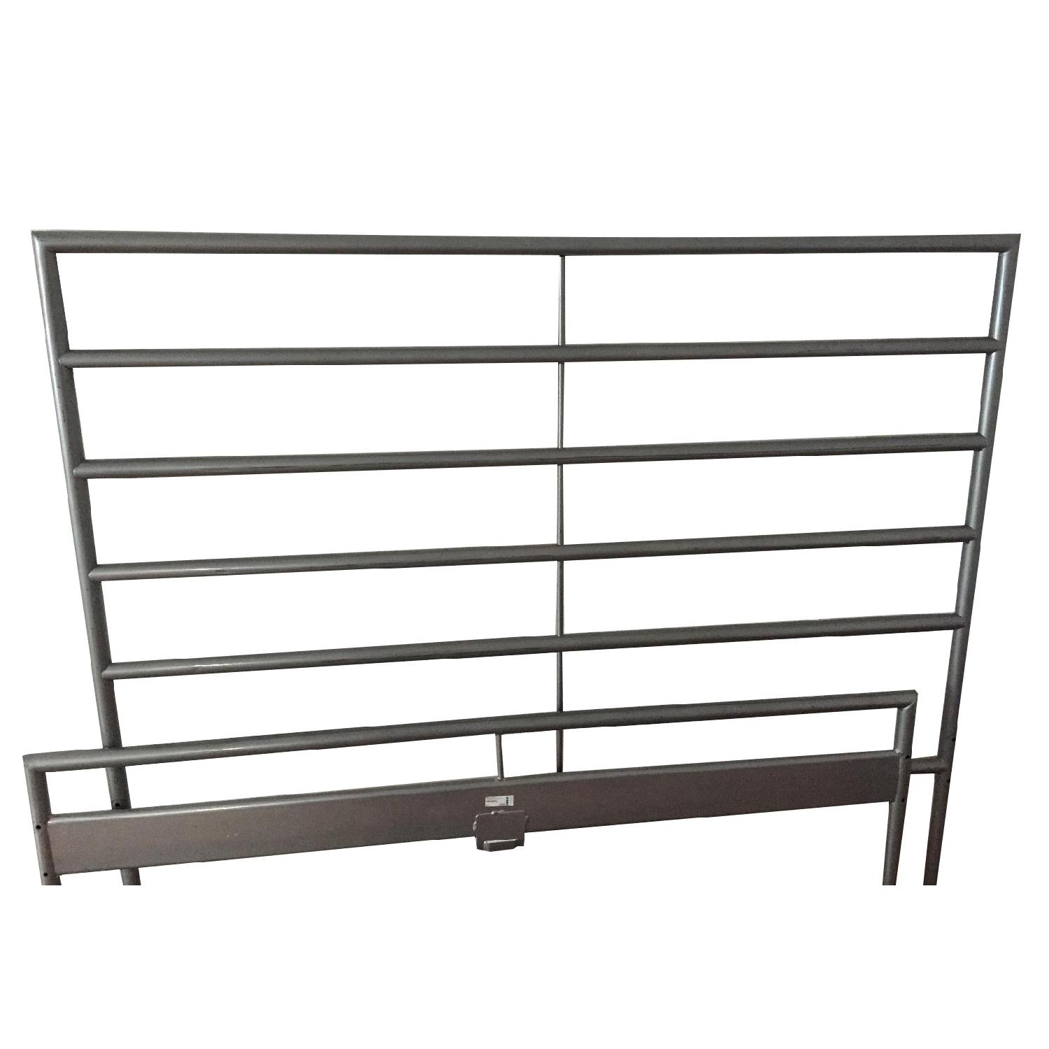 Ikea Metal Queen Bed Frame - image-0
