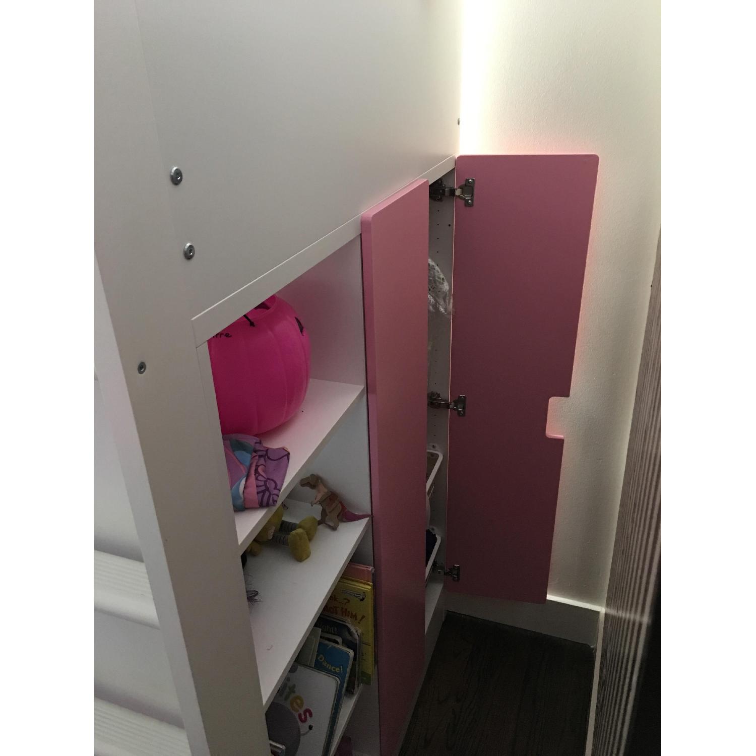 Ikea Stuva Twin Loft Bed with 3 Drawers/2 Doors in White - image-2