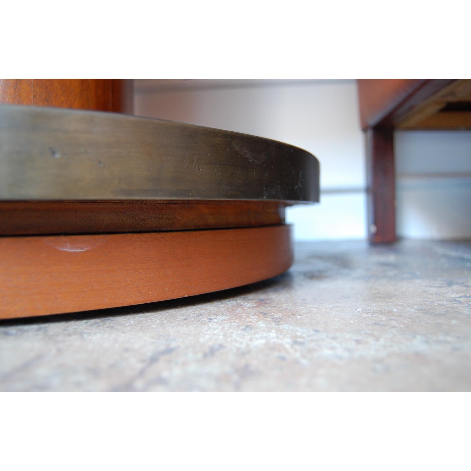 Vintage Round Spool End Table - image-2