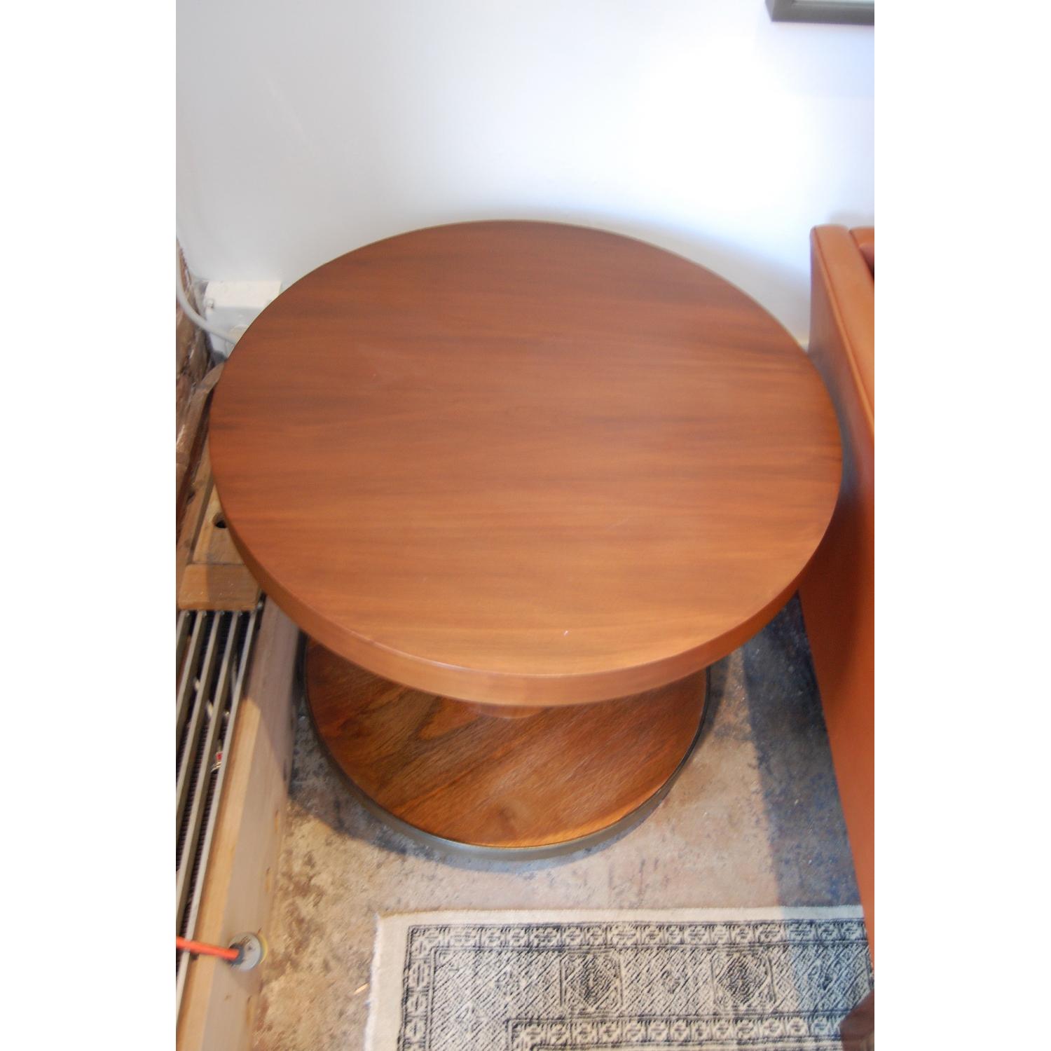 Vintage Round Spool End Table - image-6