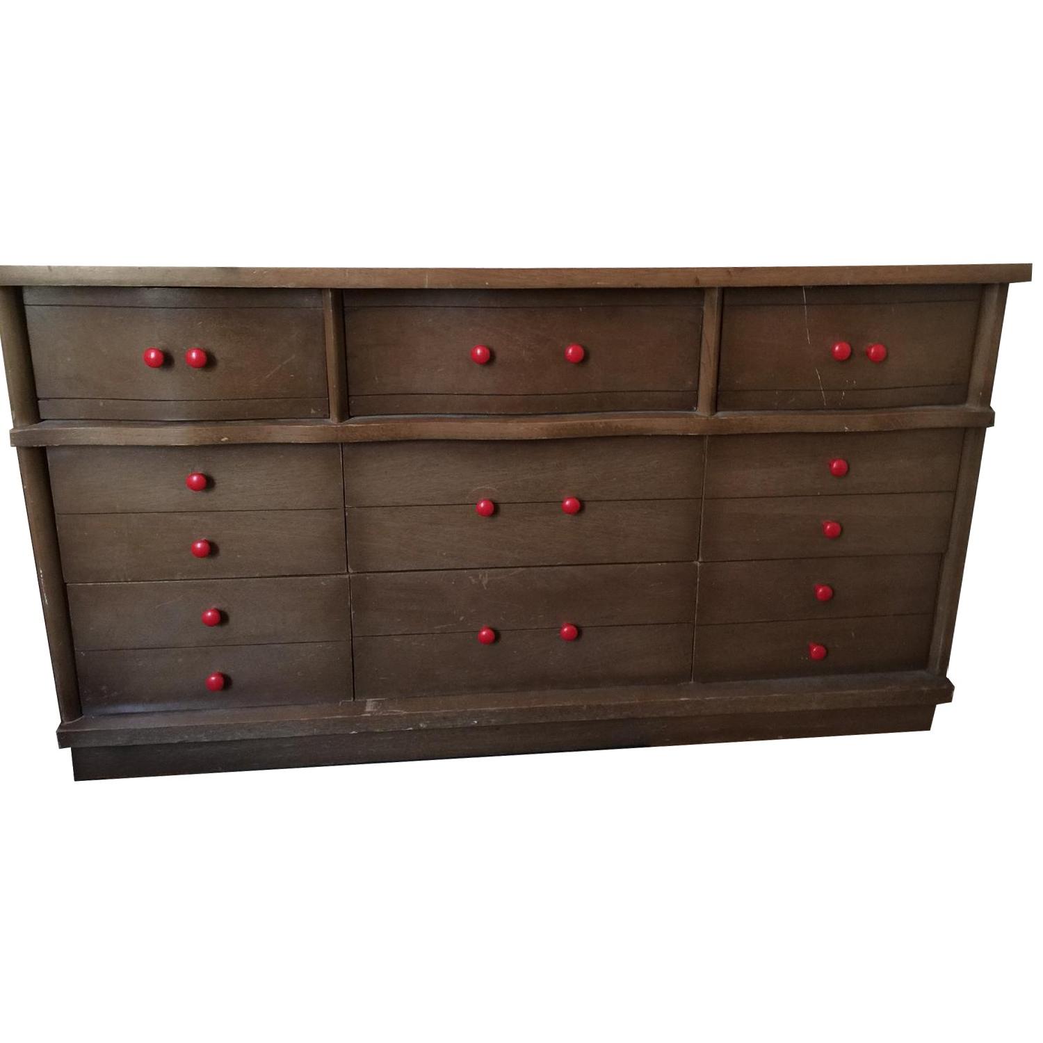 Solid Wood 9 Drawer Dresser - image-0