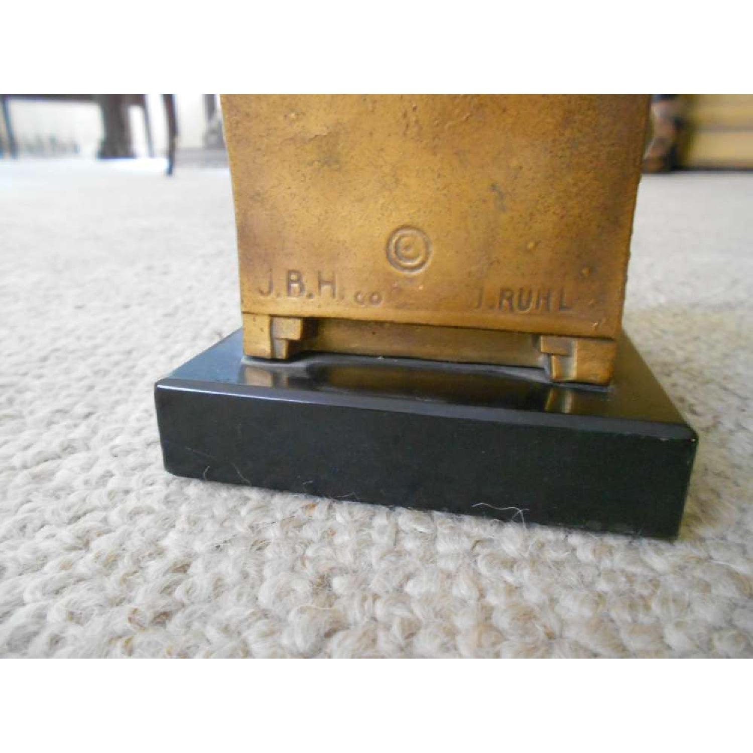 J. B. Hirsh Antique Book Ends - Pair - image-3