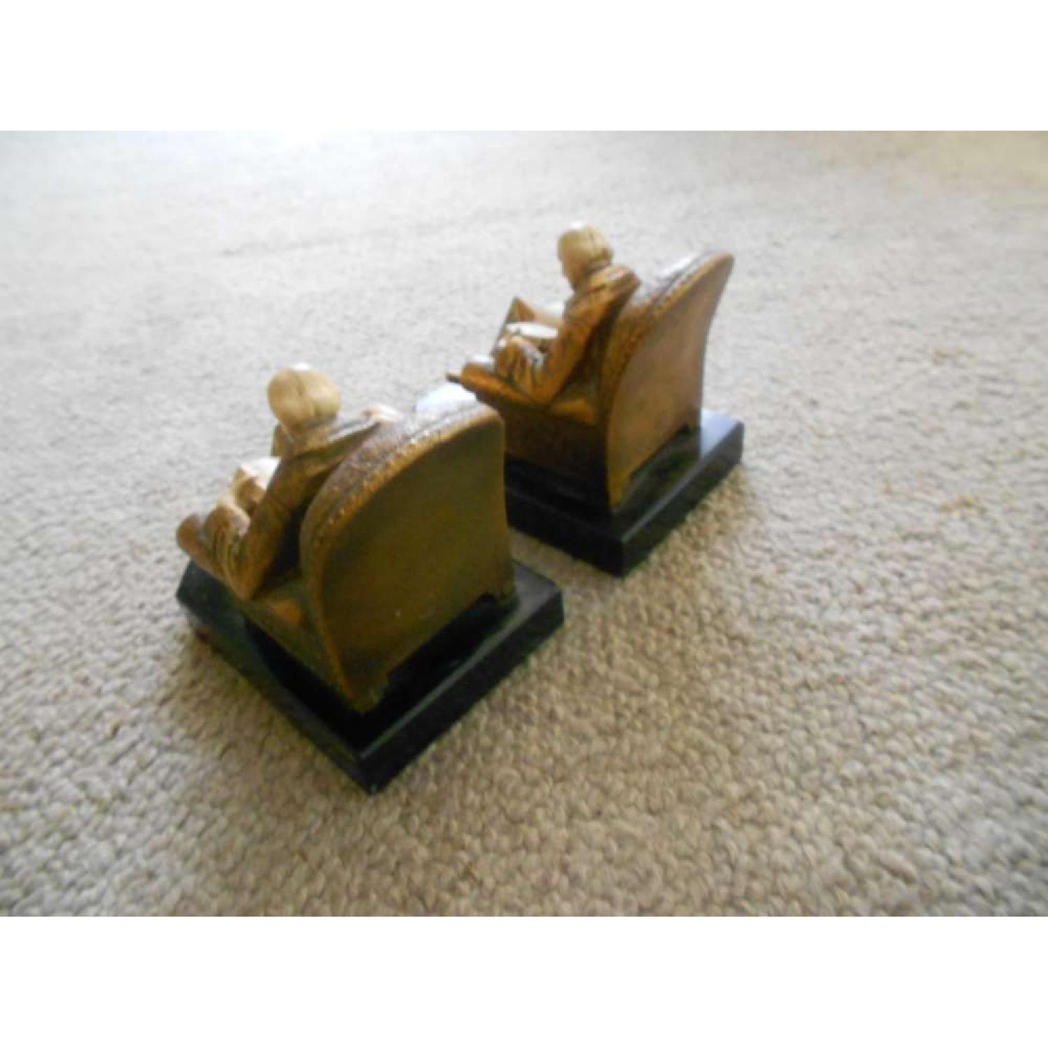 J. B. Hirsh Antique Book Ends - Pair - image-4