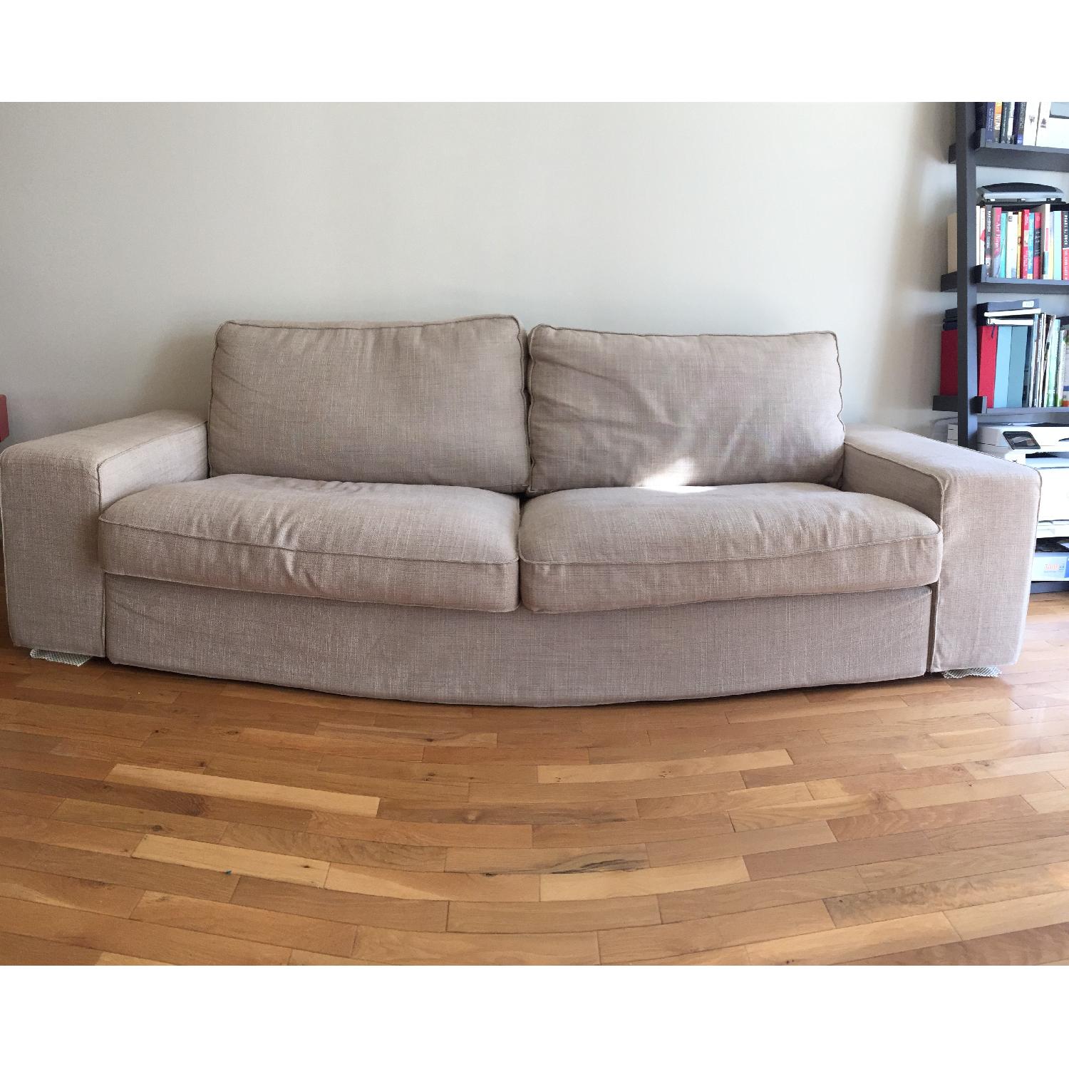 Ikea Kivik Beige Sofa AptDeco