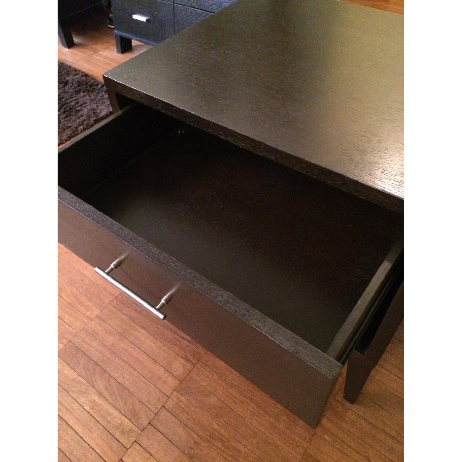 West Elm Black Nightstand - image-4