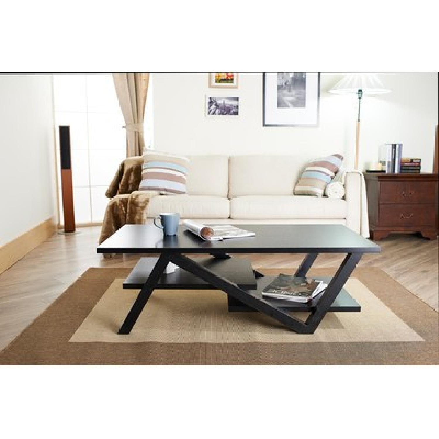 Modern Black Coffee Table - image-4