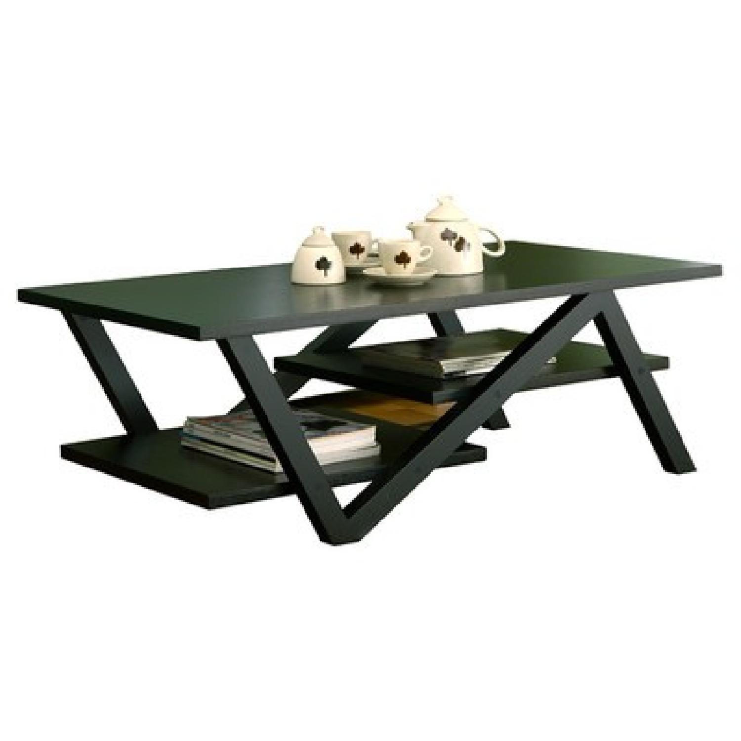 Modern Black Coffee Table - image-0